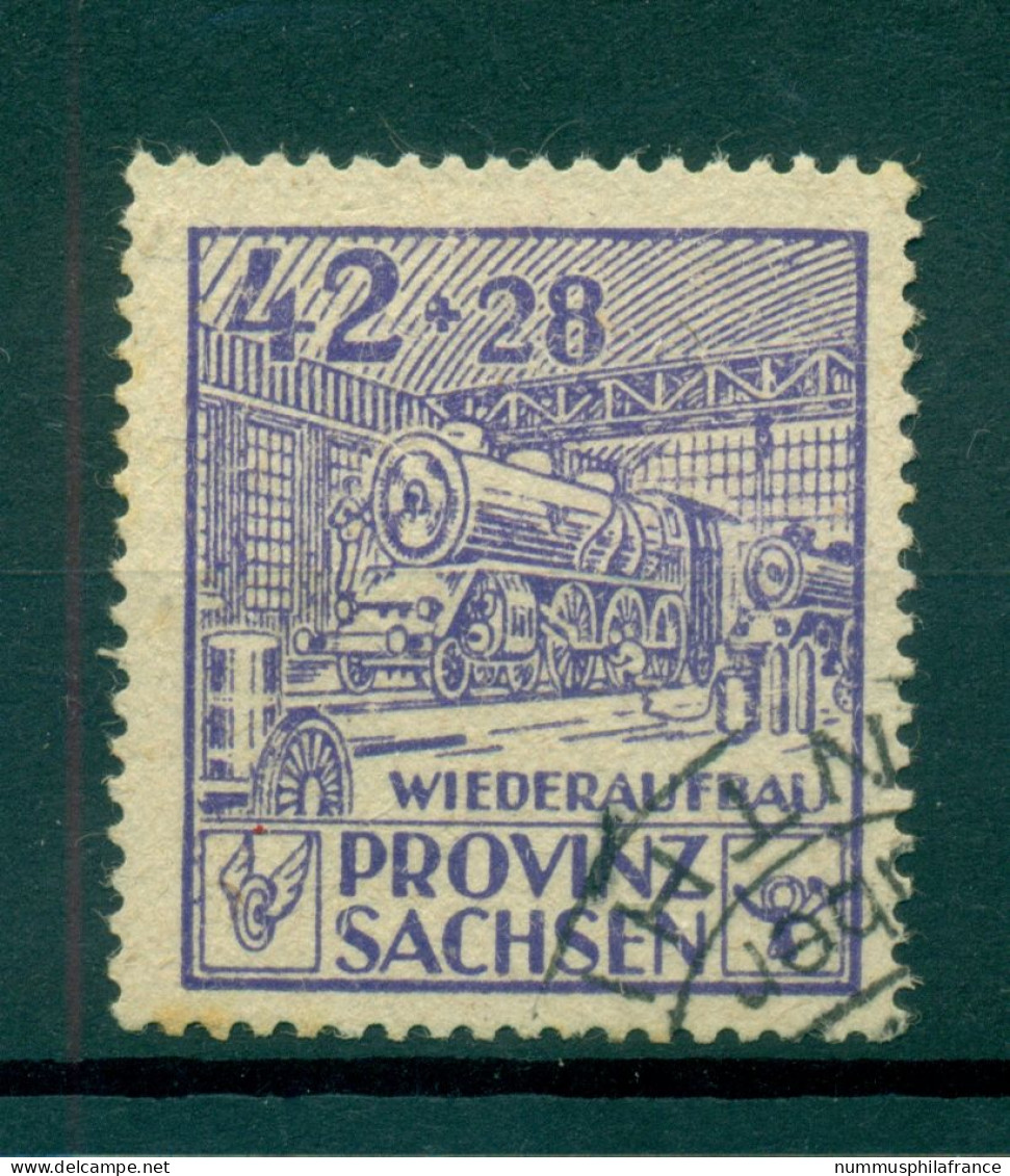 Saxe 1946 - Michel N. 89 A - Reconstruction (Y & T N. 24) - Usados