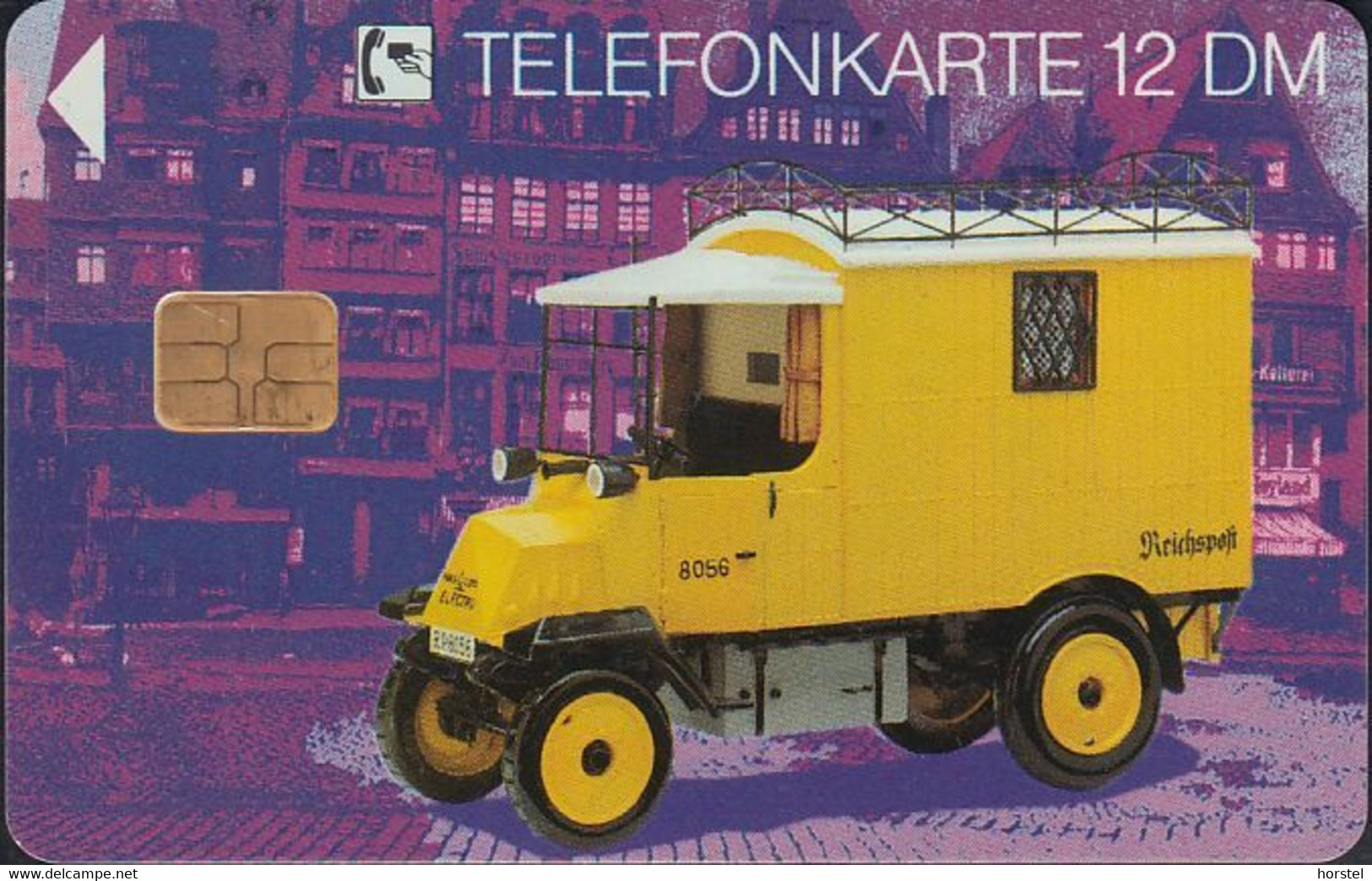 GERMANY E10/93 - 1929 Postauto Hansa-Lloyd - Elektromobil - E-Series: Editionsausgabe Der Dt. Postreklame
