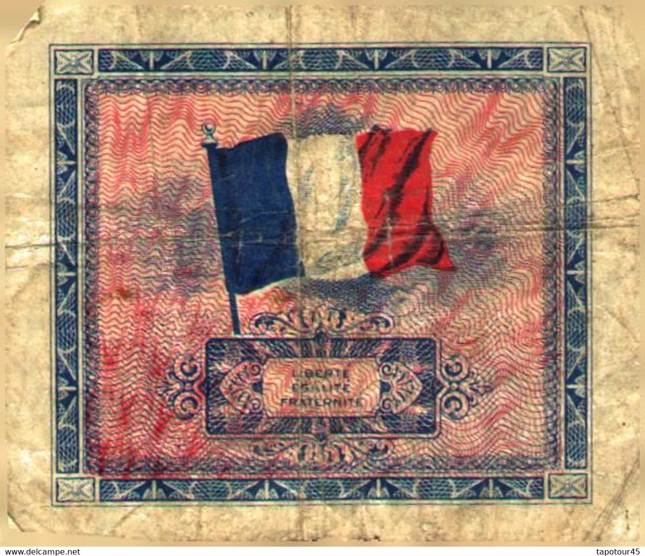 Billets > France > Trésor > 3 Francs 1944 Drapeau - 1944 Drapeau/Francia