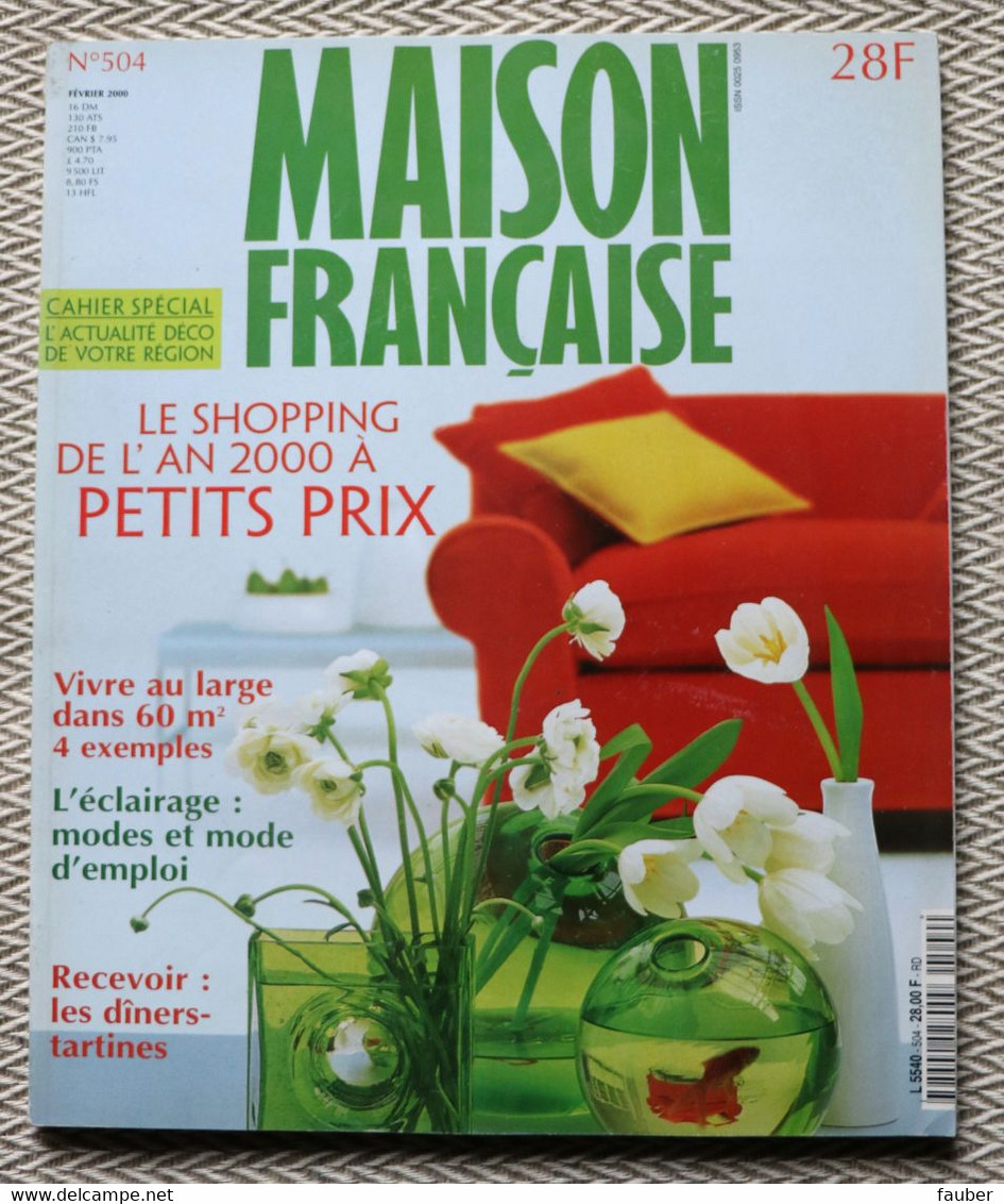 Maison Française N° 504 Février 2000 Actualité Déco De Votre Région - House & Decoration