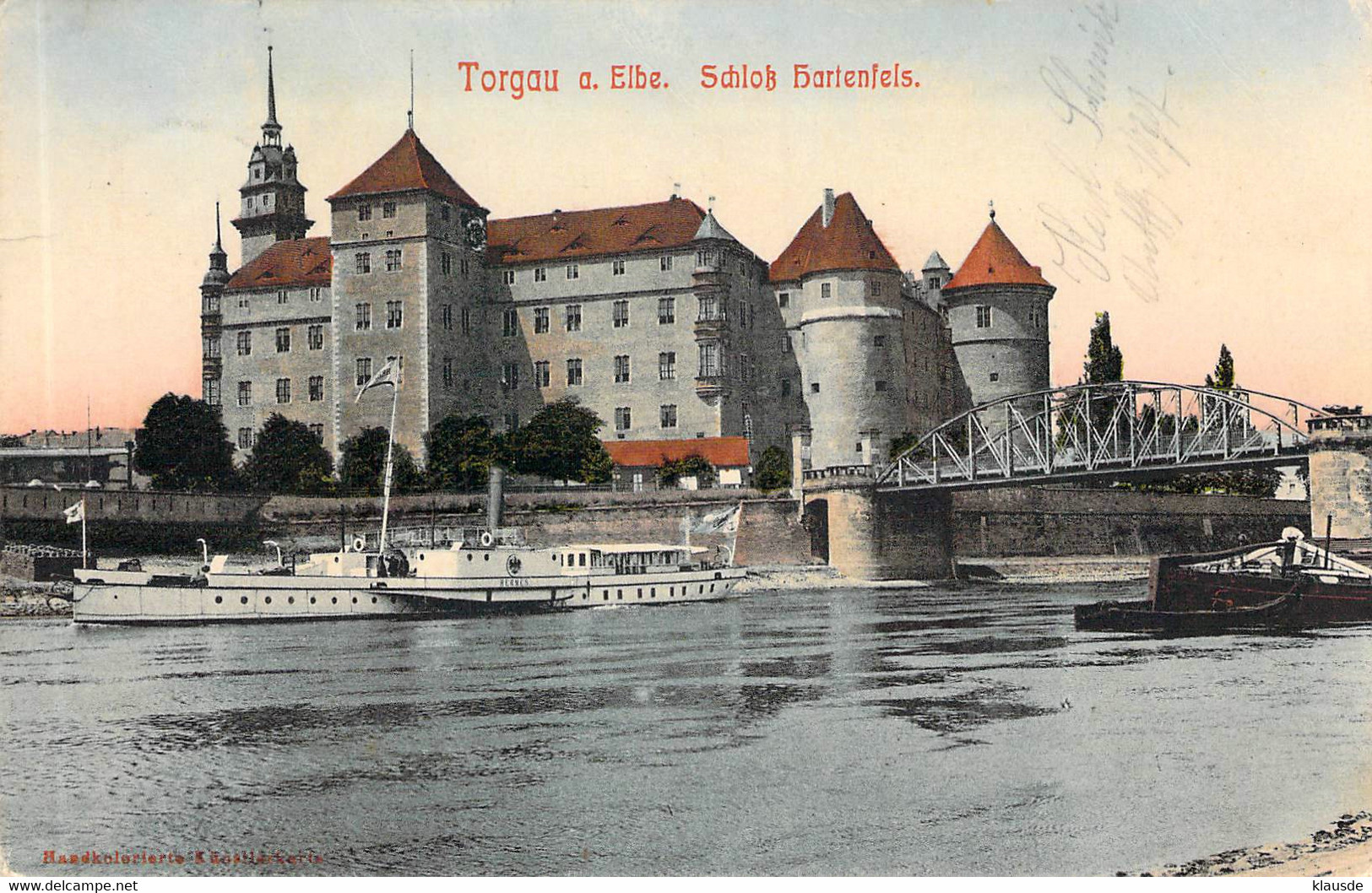 Torgau A. Elbe - Schloß Hartenfels 1910 - Torgau