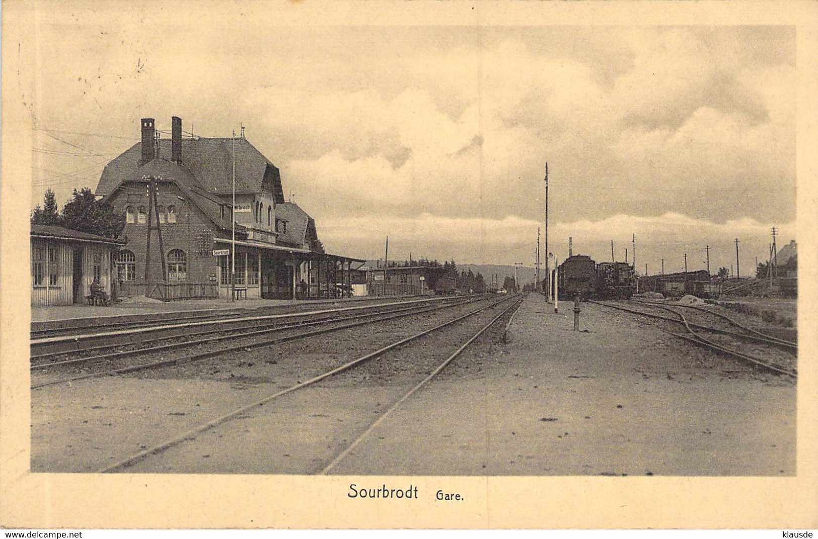 Sourbrodt - Gare 1926 - Wasseiges