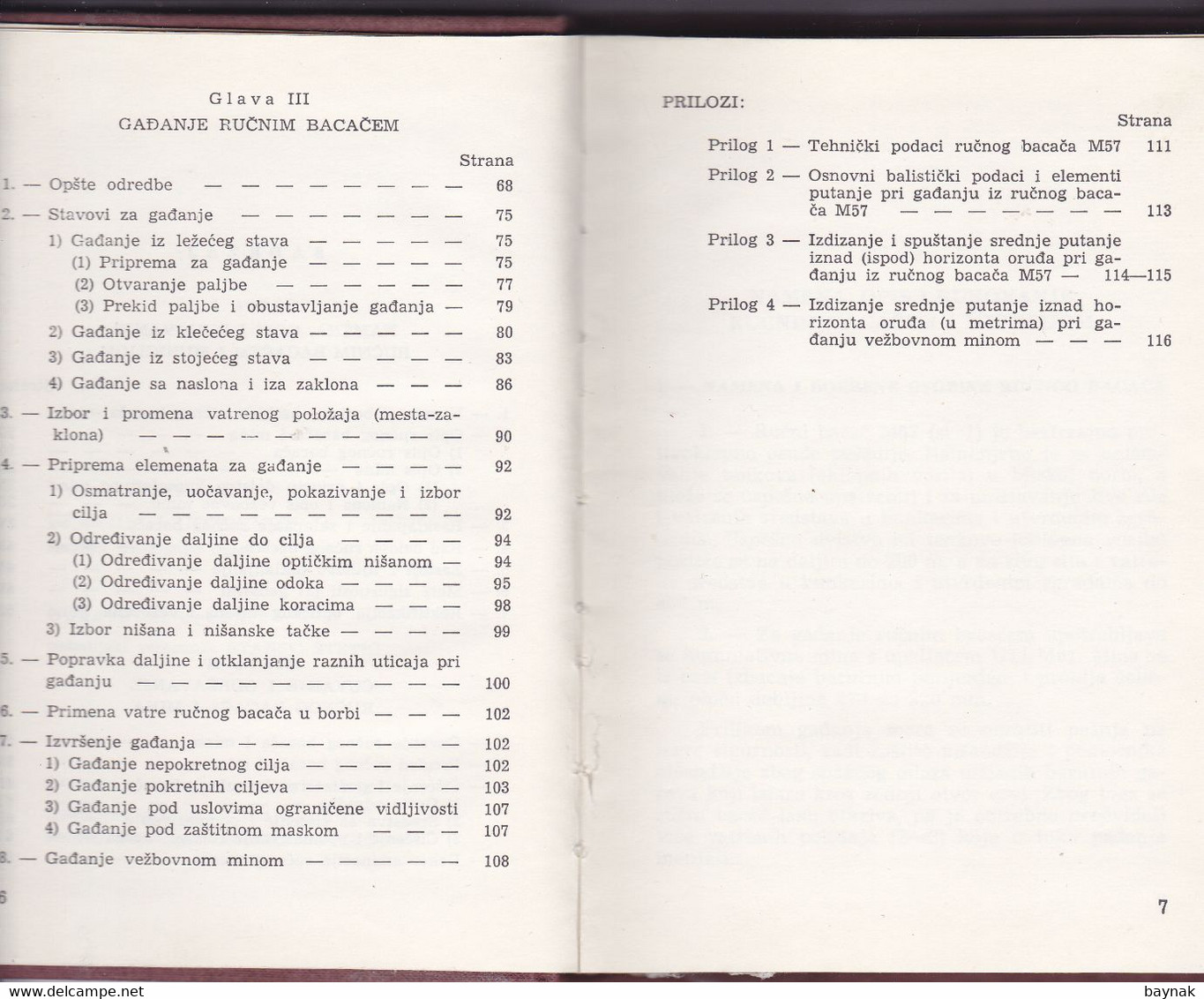 RUCNI BACAC M57  --  HAND - HELD LAUNCHER M57  --  117 PAGES  --  SERBIAN LANGUAGE - Other & Unclassified