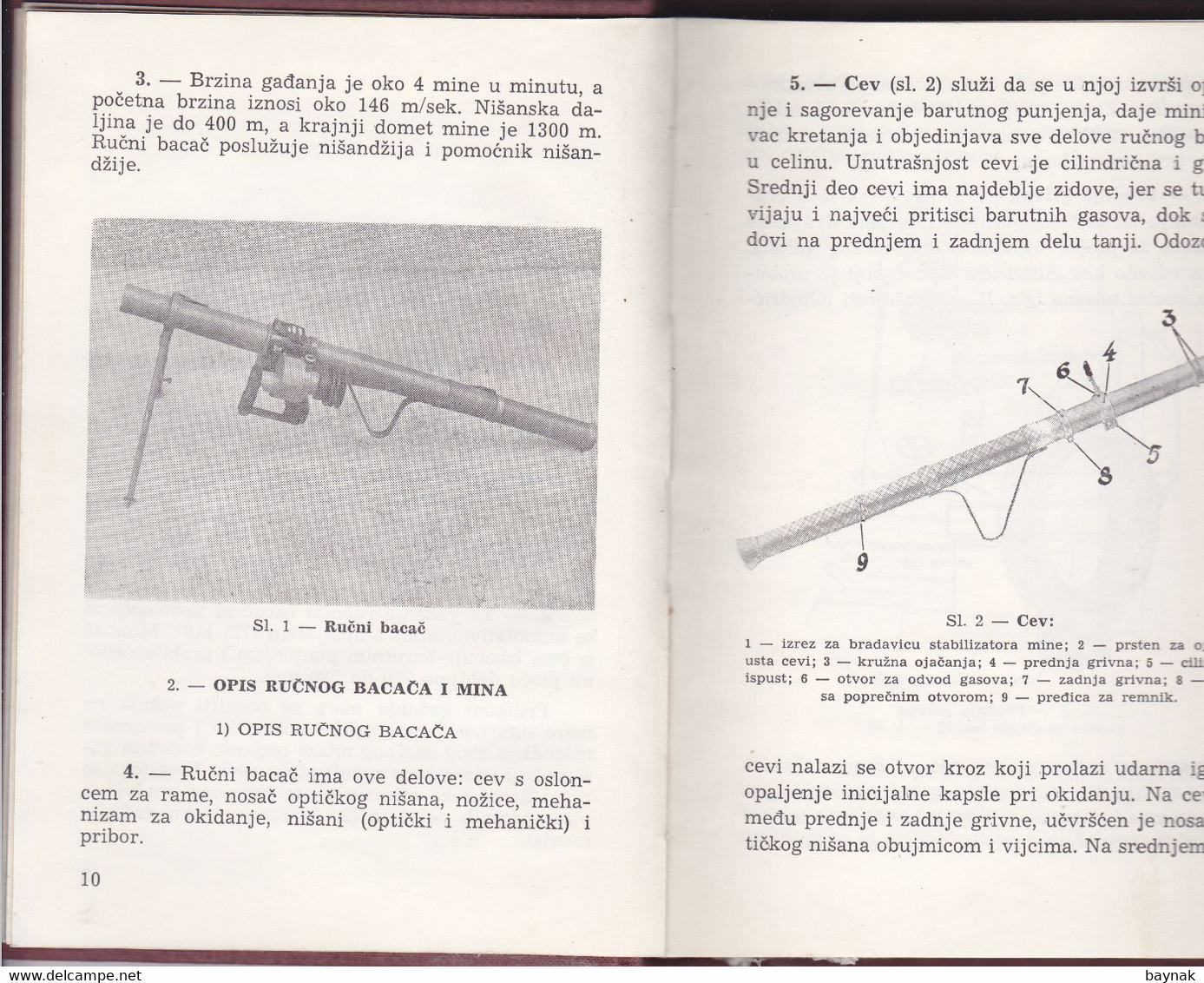 RUCNI BACAC M57  --  HAND - HELD LAUNCHER M57  --  117 PAGES  --  SERBIAN LANGUAGE - Andere & Zonder Classificatie