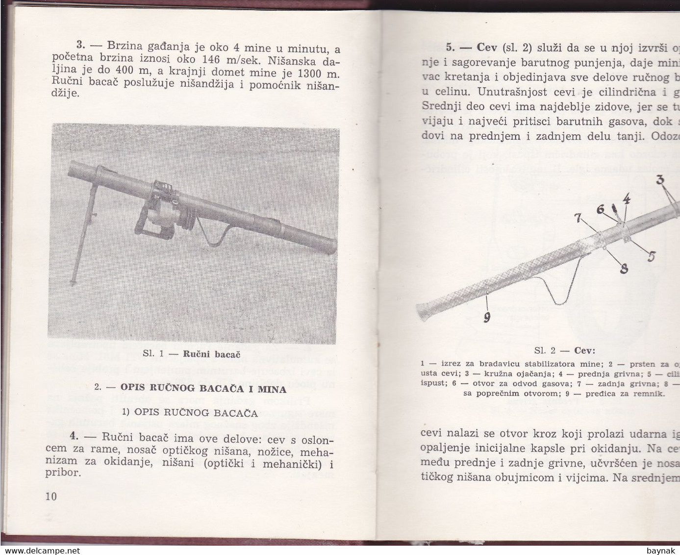 RUCNI BACAC M57  --  HAND - HELD LAUNCHER M57  --  117 PAGES  --  SERBIAN LANGUAGE - Otros & Sin Clasificación