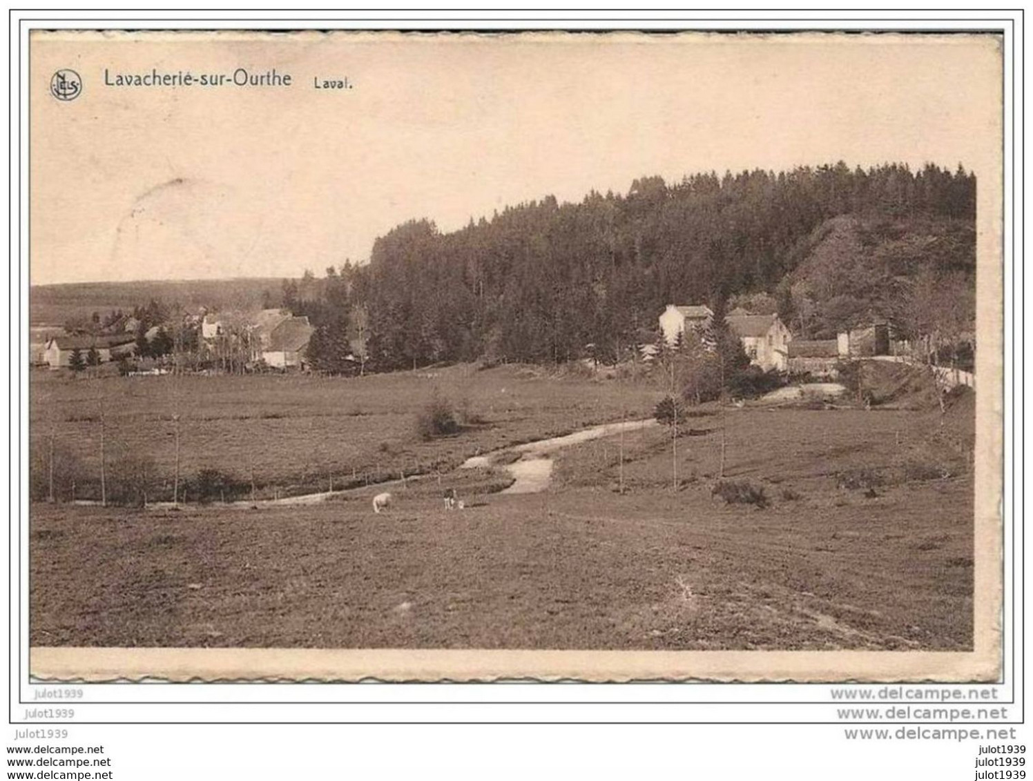 LAVAL ..-- Village .  Vers WENDUINE ( Mme G. MAES ) . Voir Verso . - Sainte-Ode