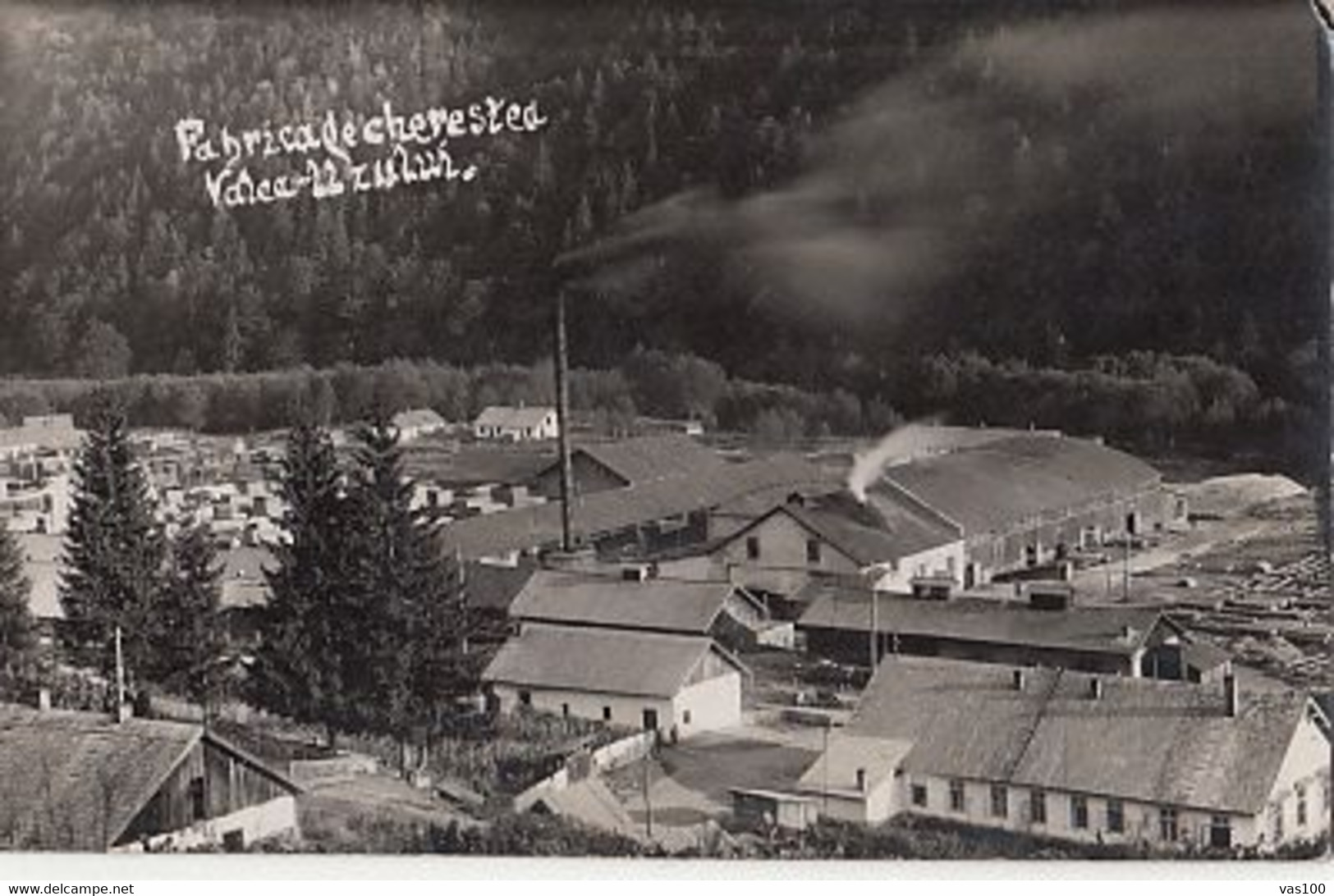 CPA DARMANESTI- LUMBER FACTORY, UZ RIVER VALLEY - Rumania