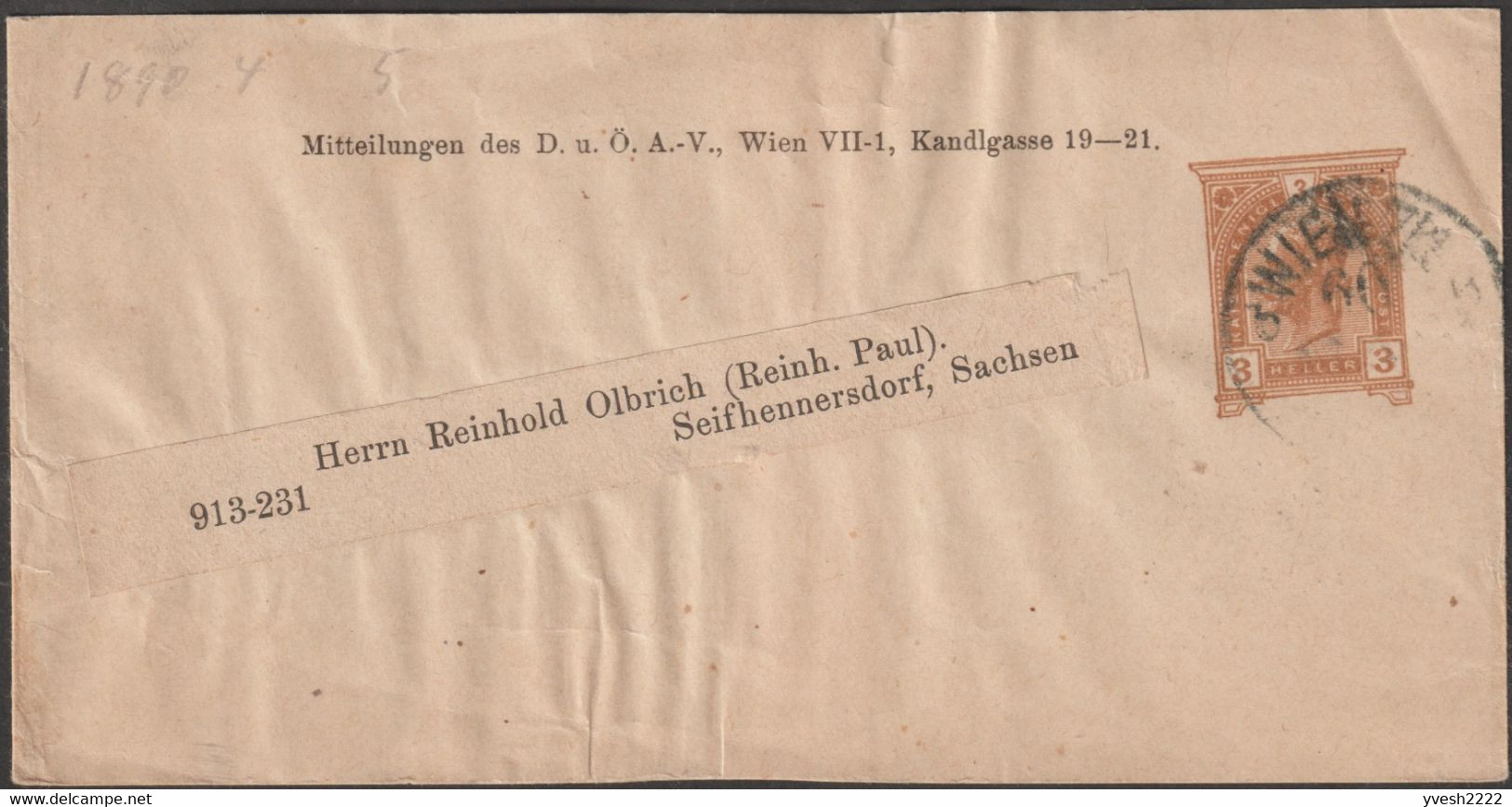 Autriche 1898 à 1920. 16 Bandes-journal Timbrées Sur Commande & Préoblitérées. Association Alpestre Germano-autrichienne - Bergen