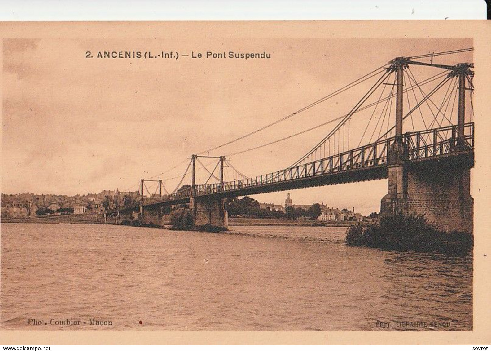 ANCENIS - Le Pont Suspendu. - Ancenis