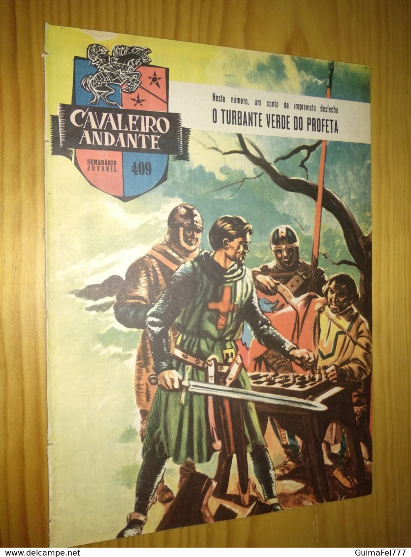 Revista Nº 409 Do CAVALEIRO ANDANTE, Portuguese Magazine - , Ano / Year 1959 - Cómics & Mangas (otros Lenguas)