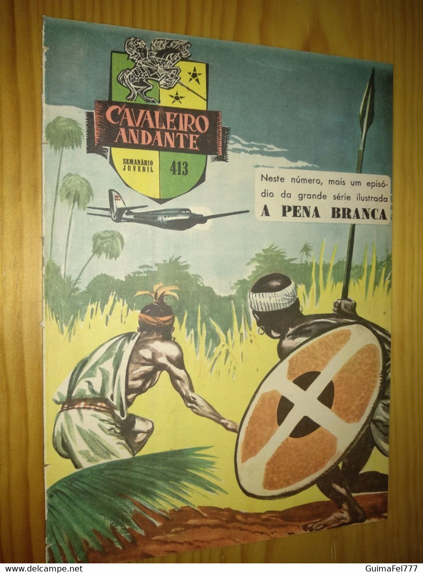 Revista Nº 413 Do CAVALEIRO ANDANTE, Portuguese Magazine - , Ano / Year 1959 - BD & Mangas (autres Langues)