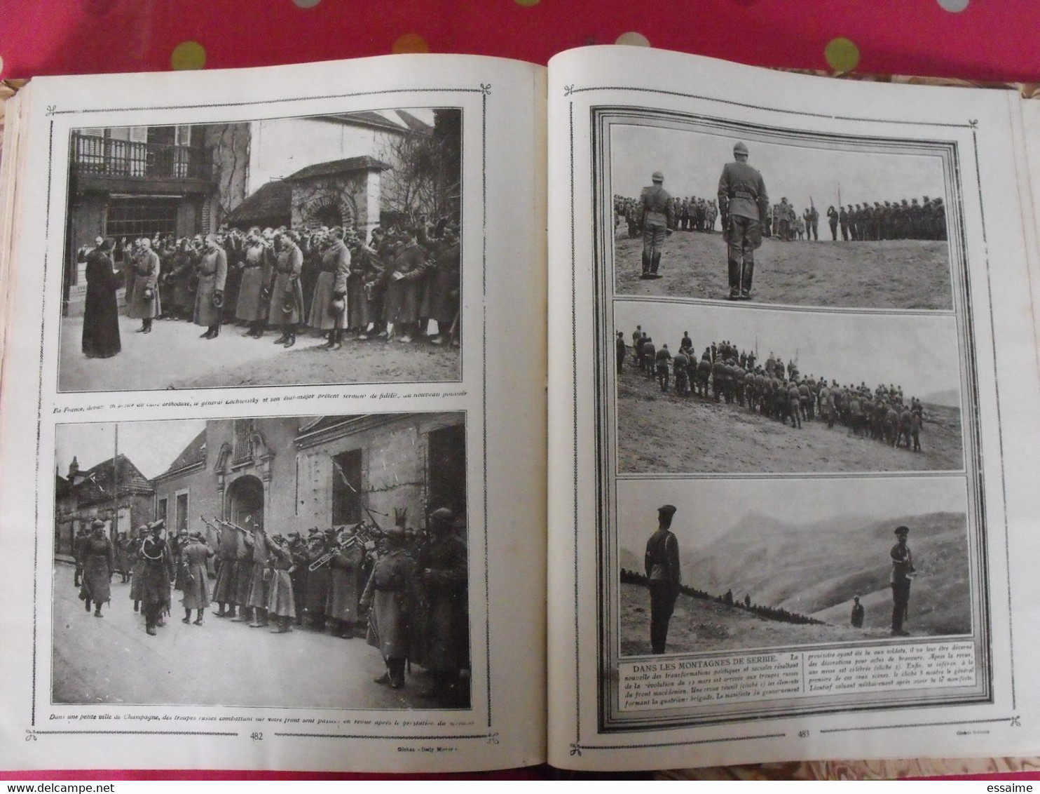 le panorama de la guerre. 1914-1917. tome V. Henri Levêque. Tallandier 1917. très illustré