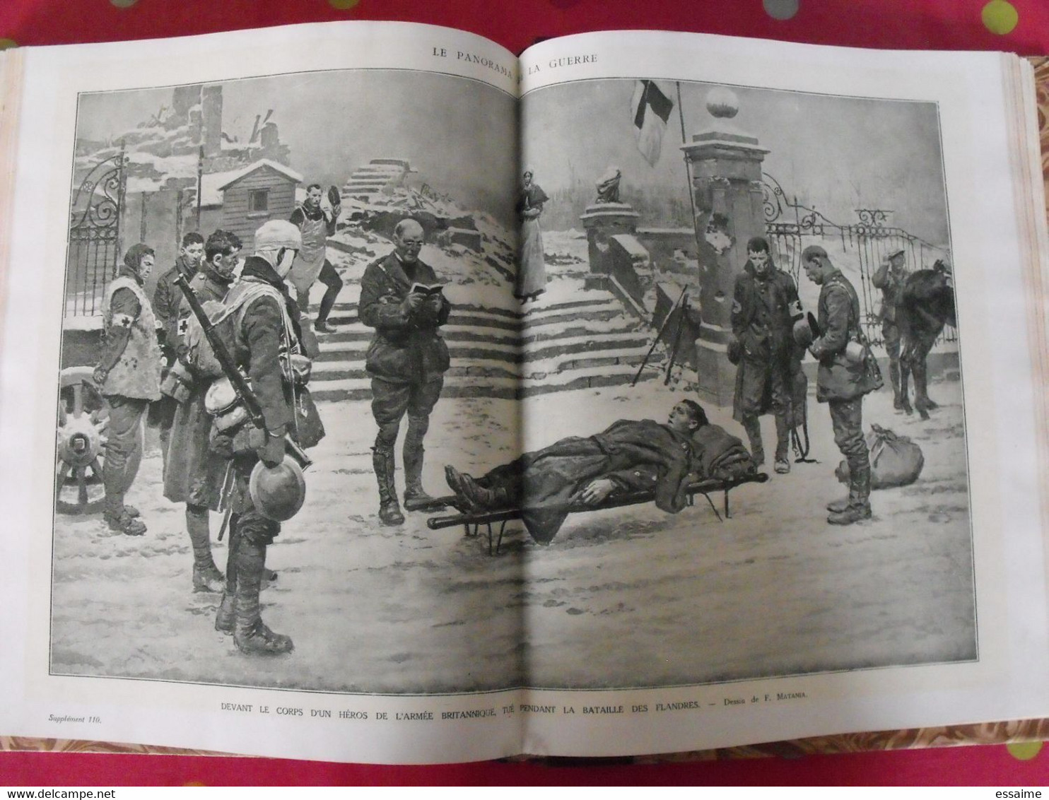 le panorama de la guerre. 1914-1918. supplément La victoire. Rousset. Henri Levêque. Tallandier 1919. très illustré