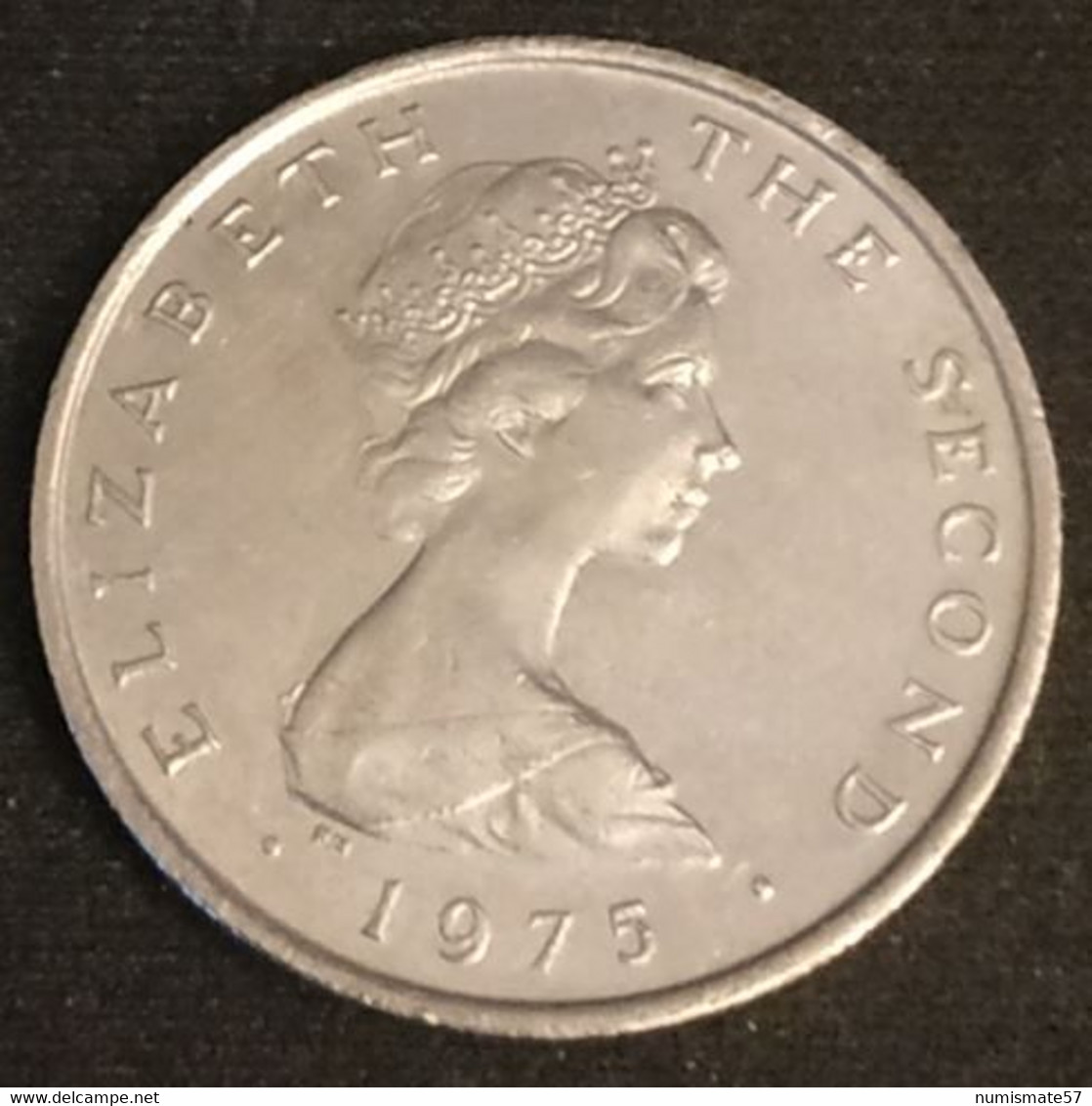 ILE DE MAN - ISLE OF MAN - 5 NEW PENCE 1975 - Elizabeth II - 2eme Effigie - KM 22 - Isle Of Man