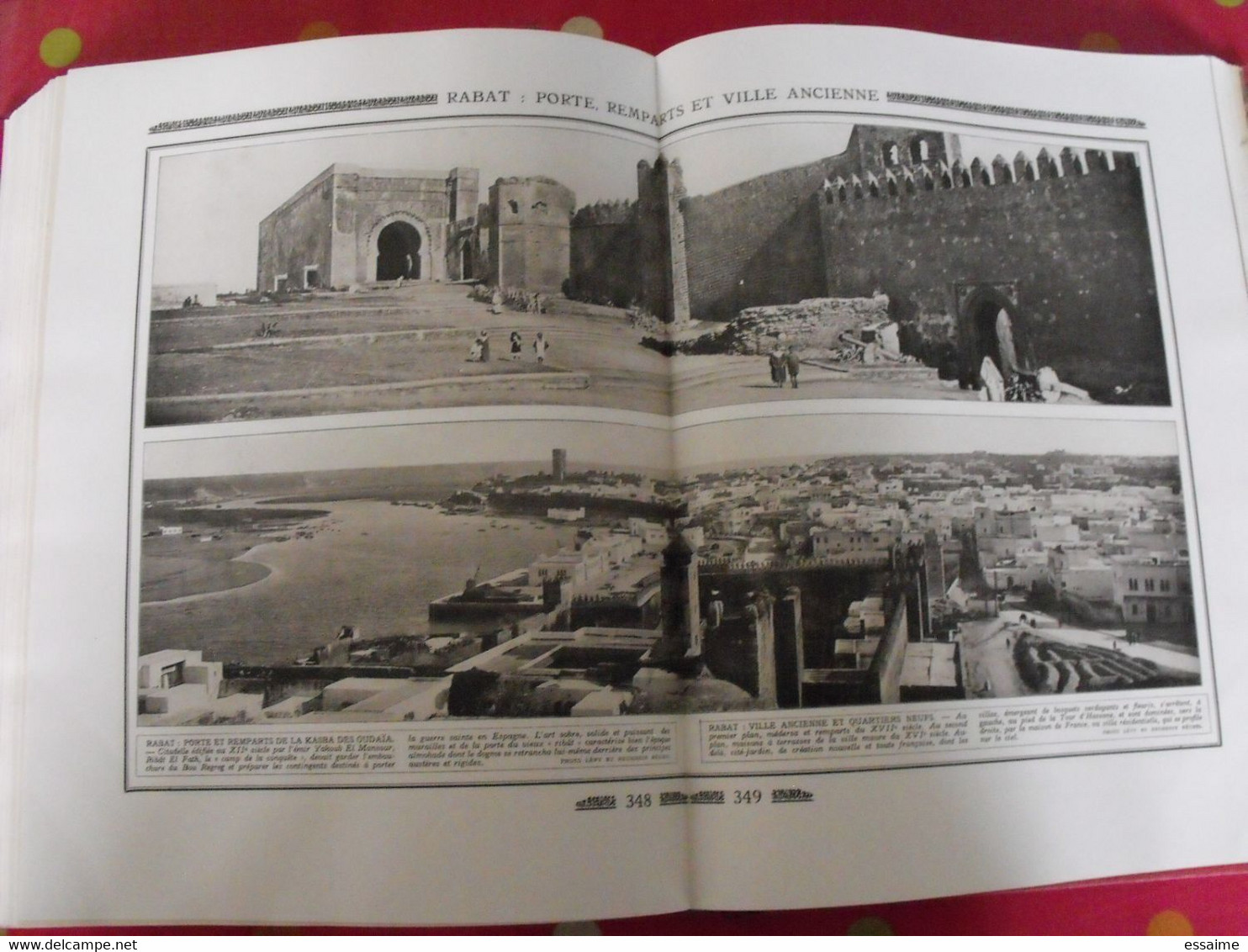 Les merveilles de l'autre France. Algérie Tunisie Maroc. Prosper Ricard. Lyautey. Hachette 1924. beau cartonnage