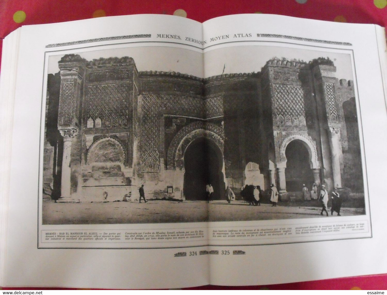 Les merveilles de l'autre France. Algérie Tunisie Maroc. Prosper Ricard. Lyautey. Hachette 1924. beau cartonnage