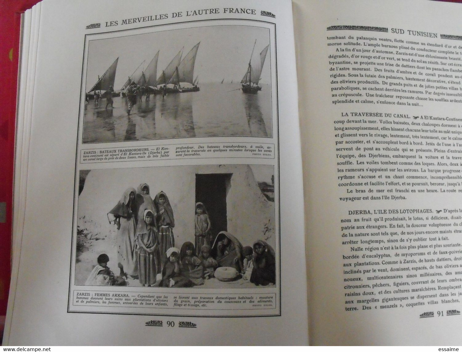 Les merveilles de l'autre France. Algérie Tunisie Maroc. Prosper Ricard. Lyautey. Hachette 1924. beau cartonnage