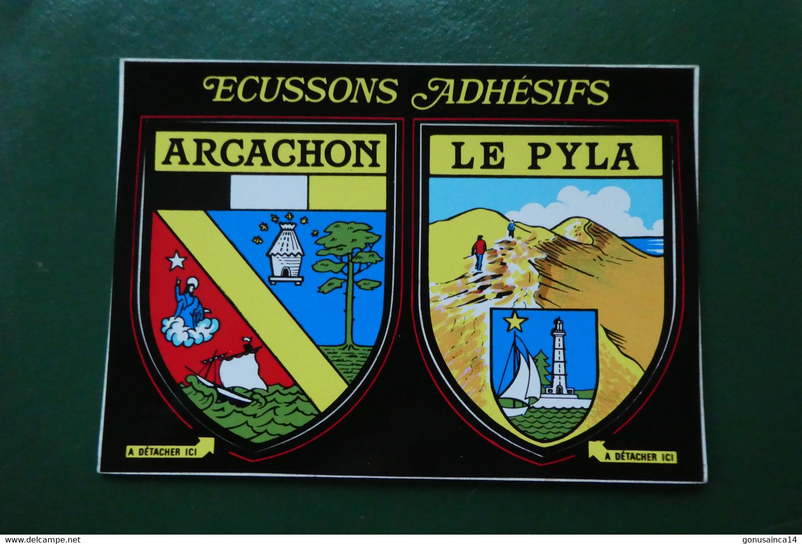 G5/ ECUSSONS  ADHESIFS ARCACHON  LE PYLA   VILLES ET PROVIENCES DE FRANCE EDITIONS CP ELCE - Sonstige & Ohne Zuordnung