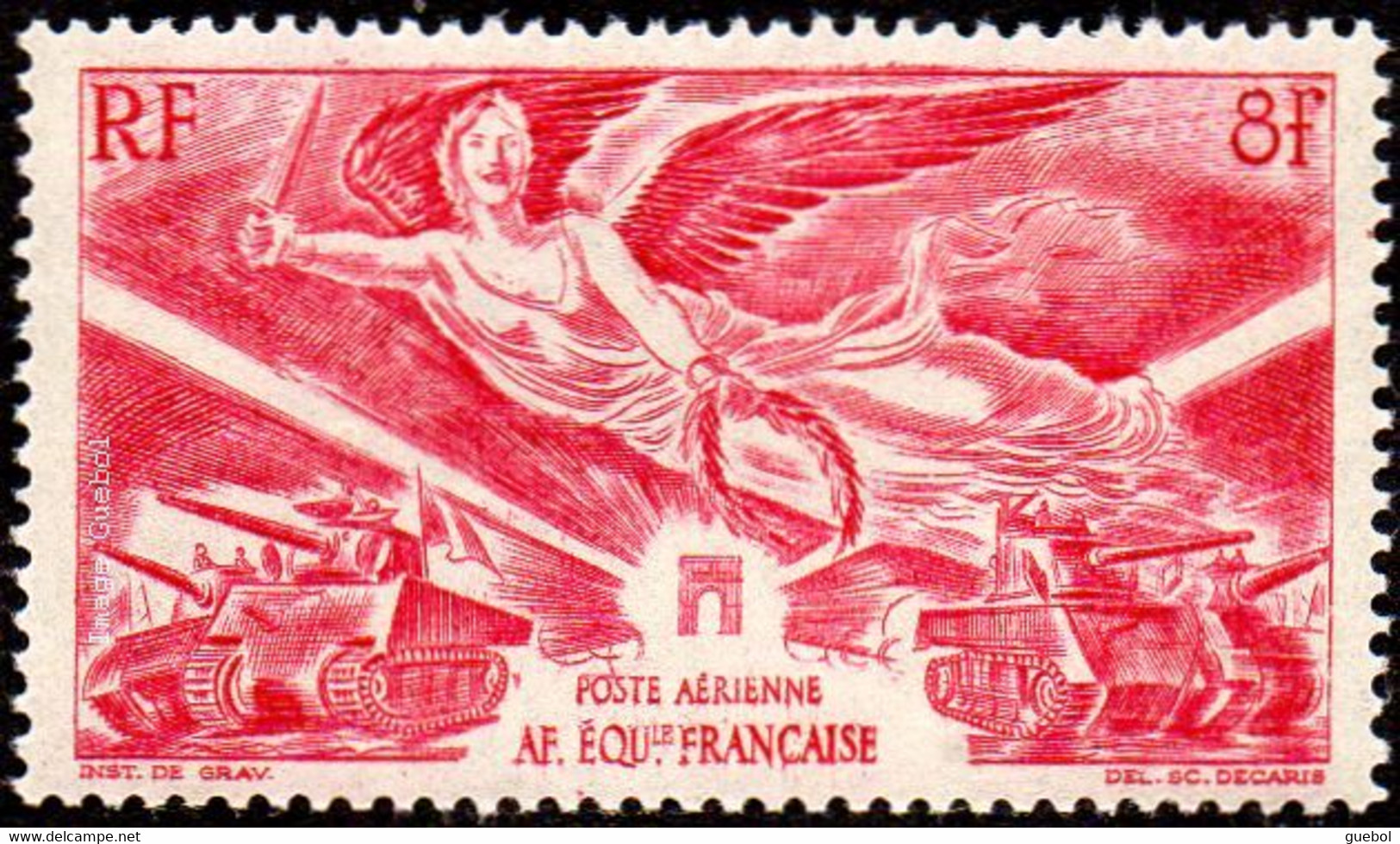 Anniversaire De La Victoire. Détail De La Série AEF N° PA 43 ** - 1946 Anniversaire De La Victoire