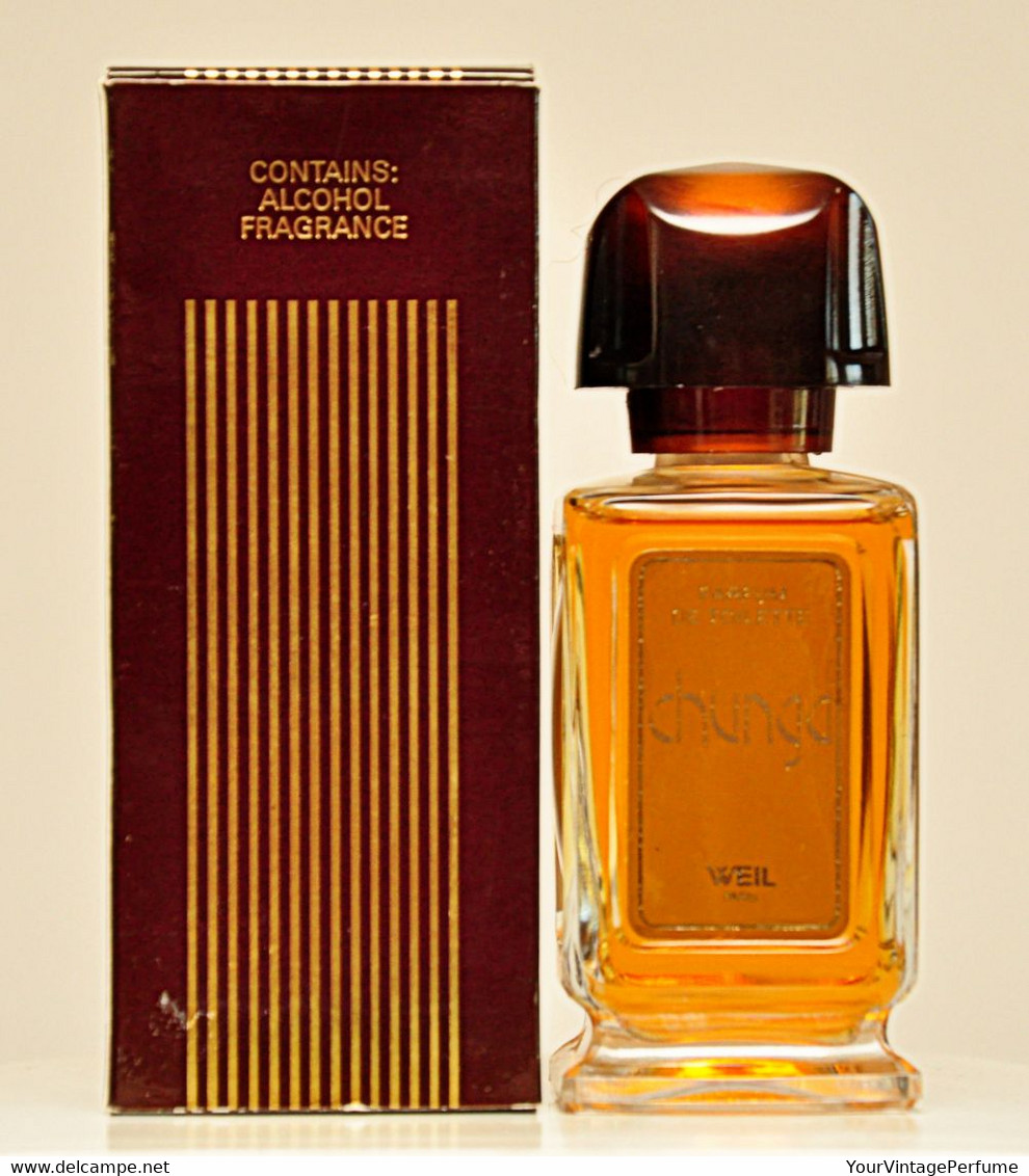 Weil Chunga Parfum De Toilette Pdt 118ml 4 Fl. Oz. Splash Not Spray  Perfume For Woman Rare Vintage 1977 - Femme