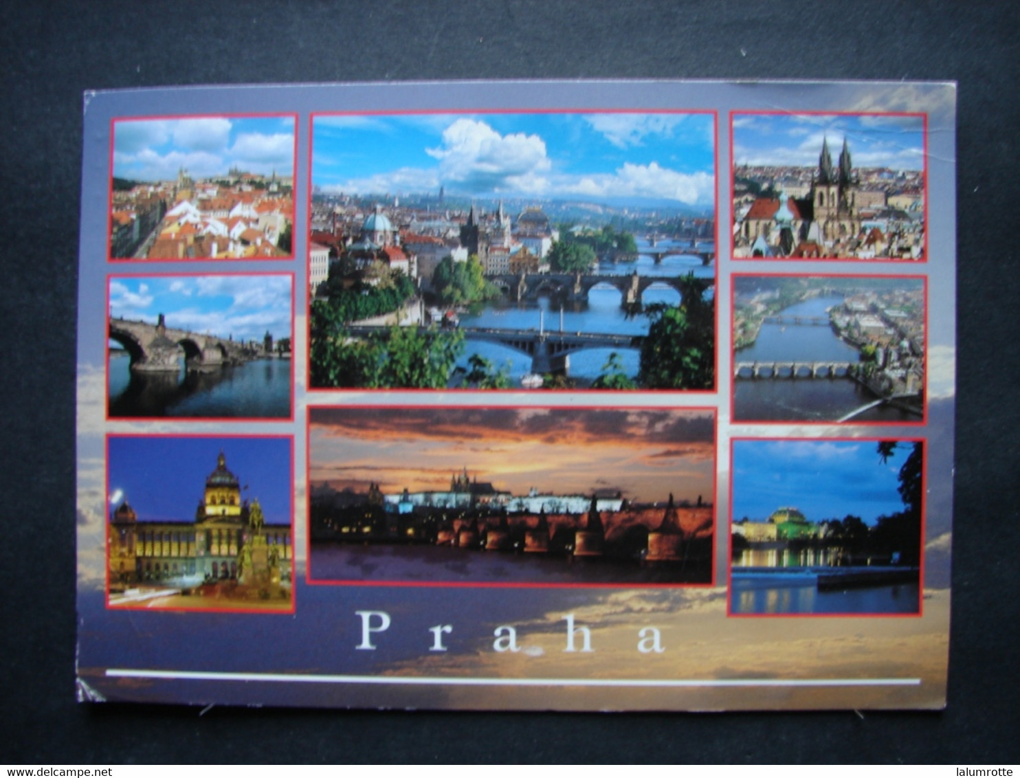 LetDoc. 447. CP Envoyée De Prague Avec Un Timbre De La République Et Deux Timbres Français - Storia Postale