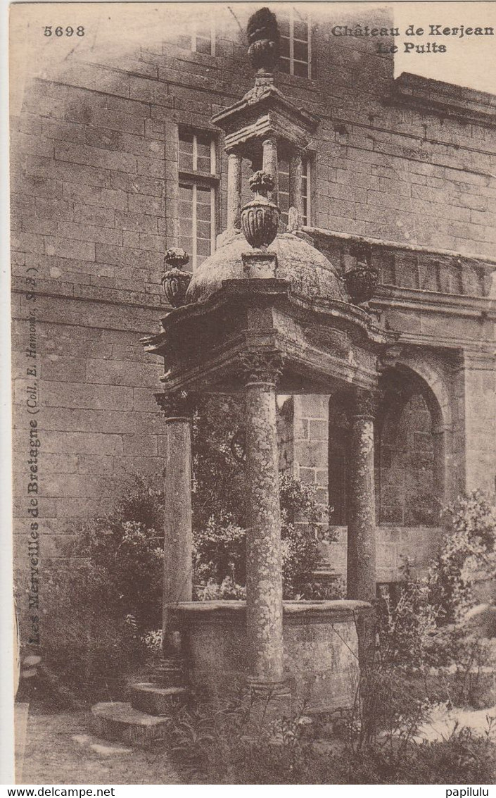 DEPT 29 : édit. E Hamonic N° 5698 : Château De Kerjean Le Puits ; Coll. Les Merveilles De Bretagne - Saint-Vougay