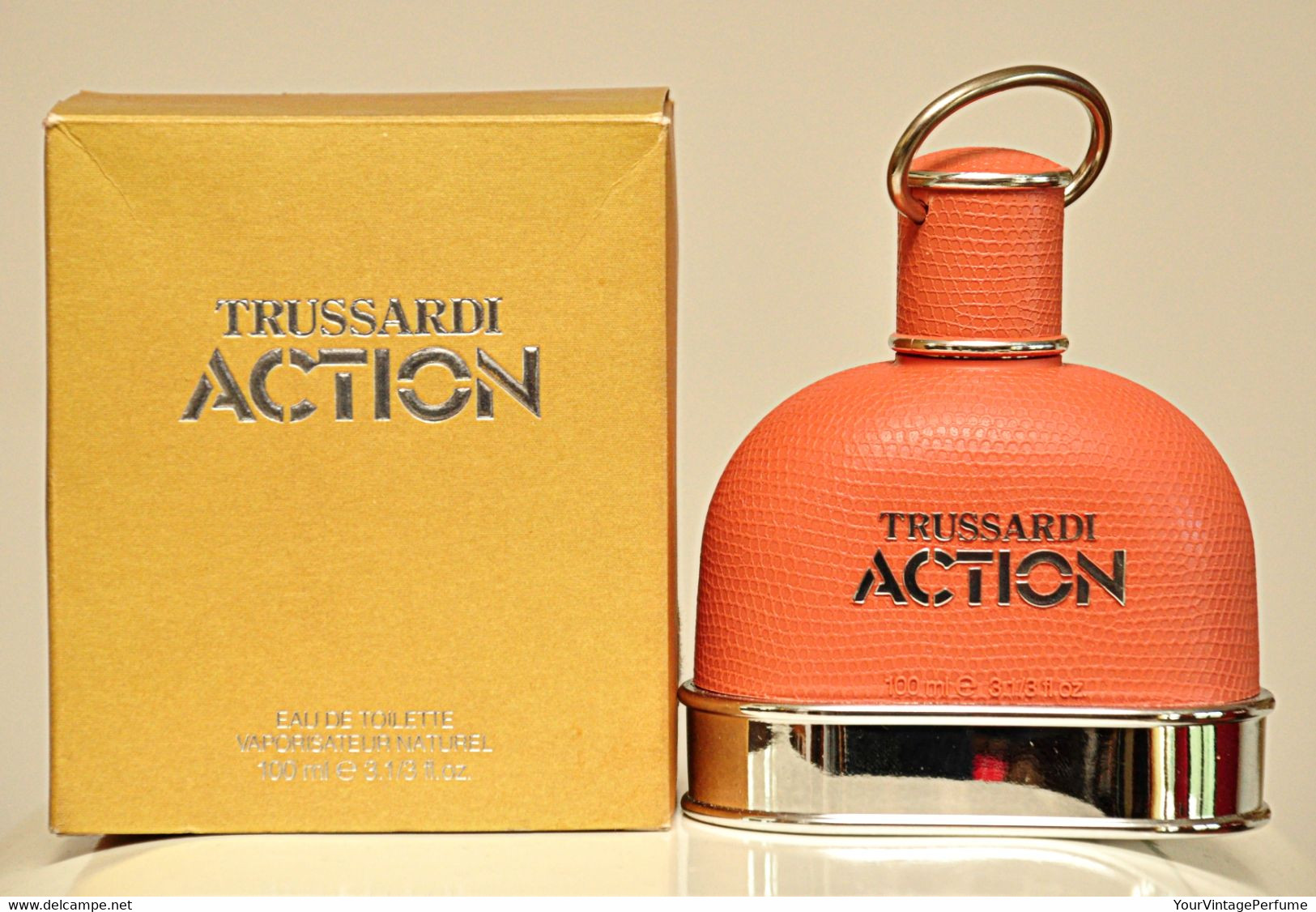 Trussardi Action Woman Eau De Toilette Edt 100ml 3.4 Fl. Oz. Spray Perfume Woman Ultra Rare Vintage 1990 100% Full - Women