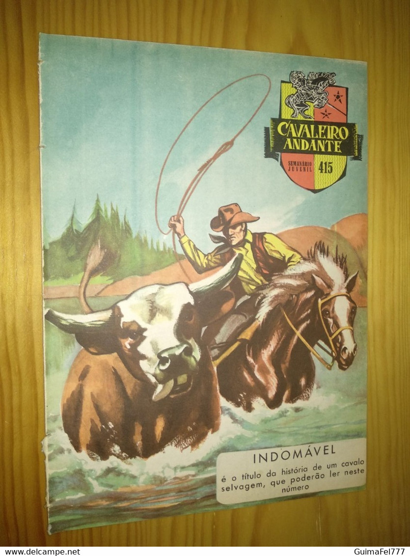 Revista Nº 415 Do CAVALEIRO ANDANTE, Portuguese Magazine - , Ano / Year 1959 - Stripverhalen & Mangas (andere Talen)