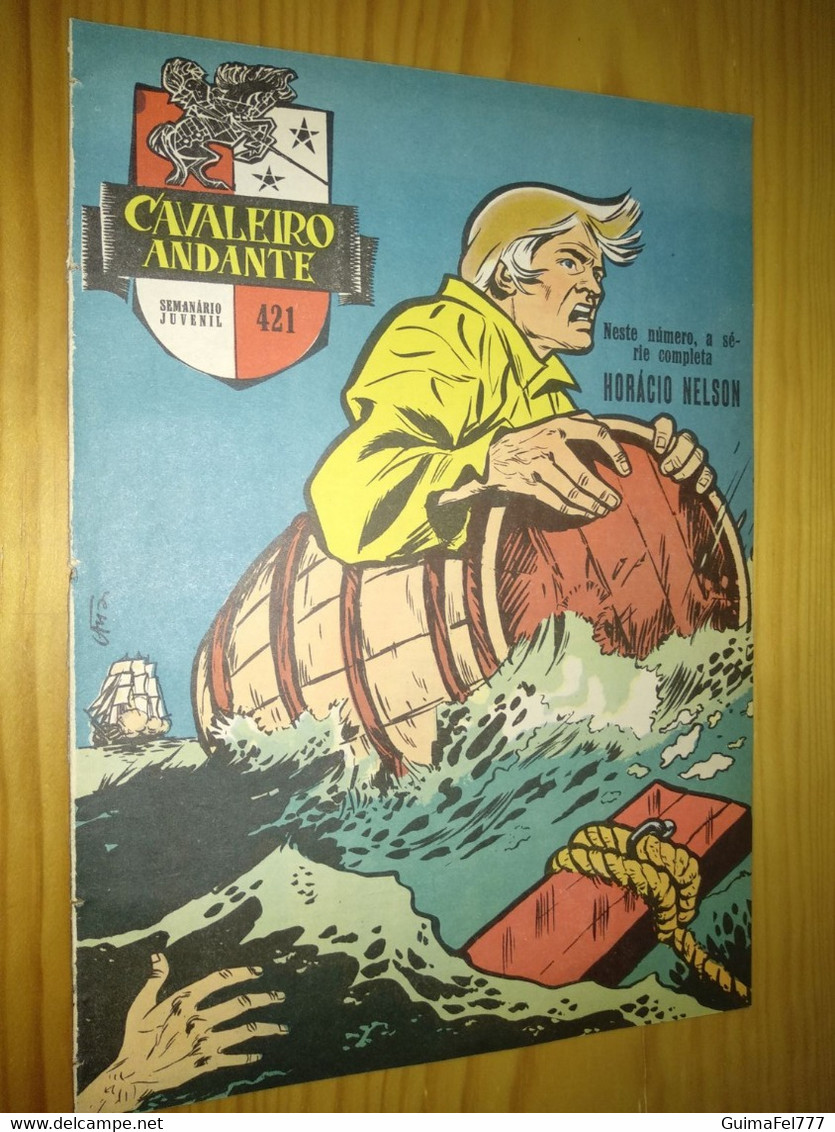 Revista Nº 421 Do CAVALEIRO ANDANTE, Portuguese Magazine - , Ano / Year 1960 - Fumetti & Mangas (altri Lingue)