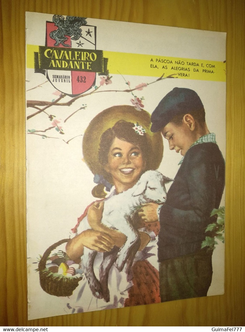 Revista Nº 432 Do CAVALEIRO ANDANTE, Portuguese Magazine - , Ano / Year 1960 - Cómics & Mangas (otros Lenguas)