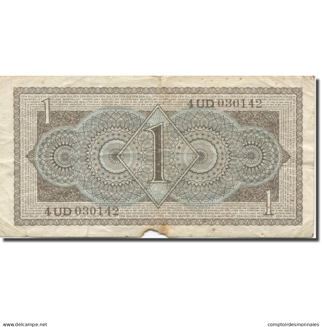 Billet, Pays-Bas, 1 Gulden, 1949, 1949-08-08, KM:72, B - 1 Gulde