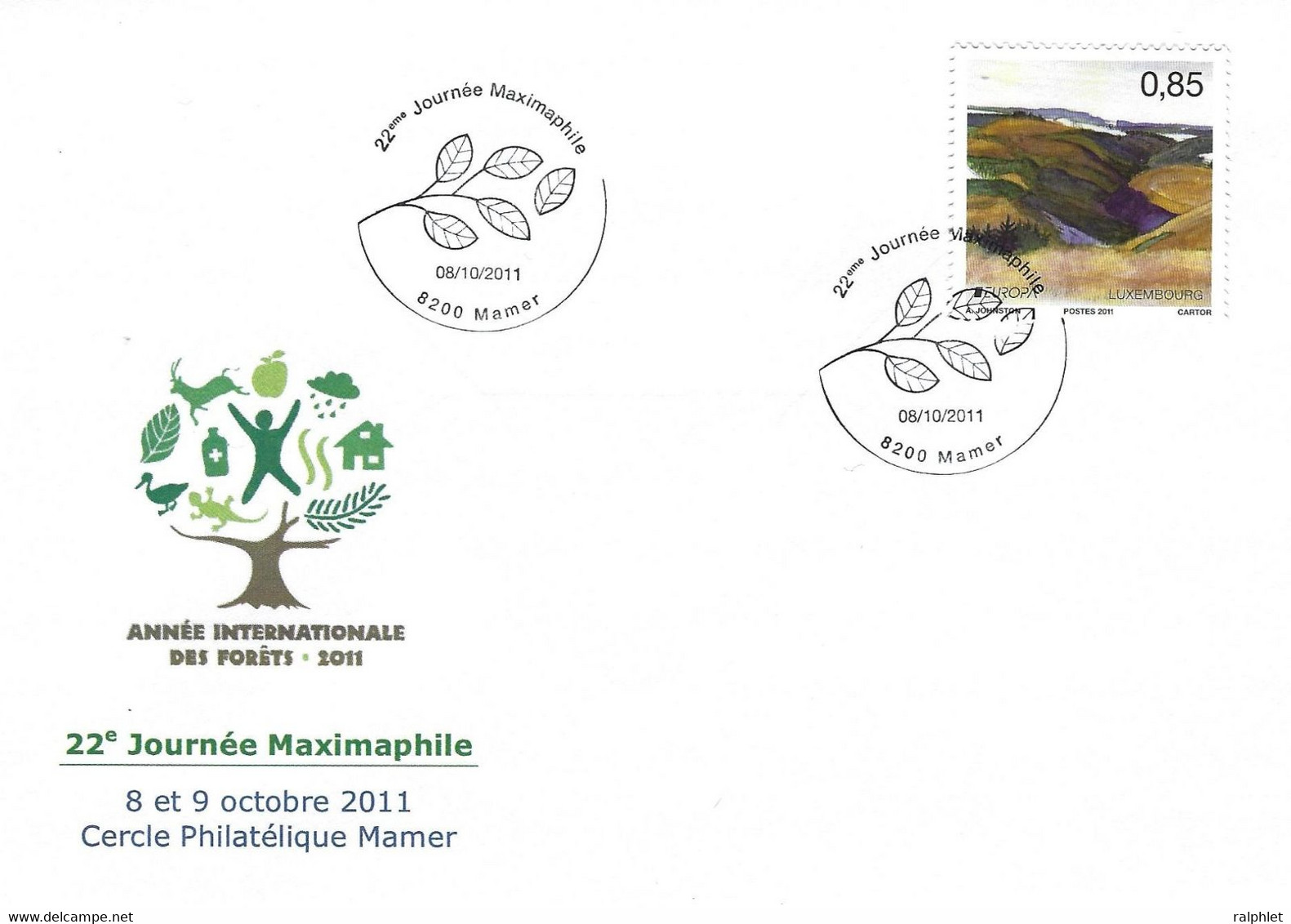 Luxembourg 2011 Fôret ¦ Forest ¦ Wald - Cartas & Documentos