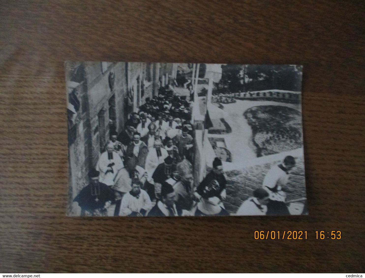 CARTE PHOTO PROCESSION  LEPROVOST LIBRAIRE AVRANCHES - Fotografie