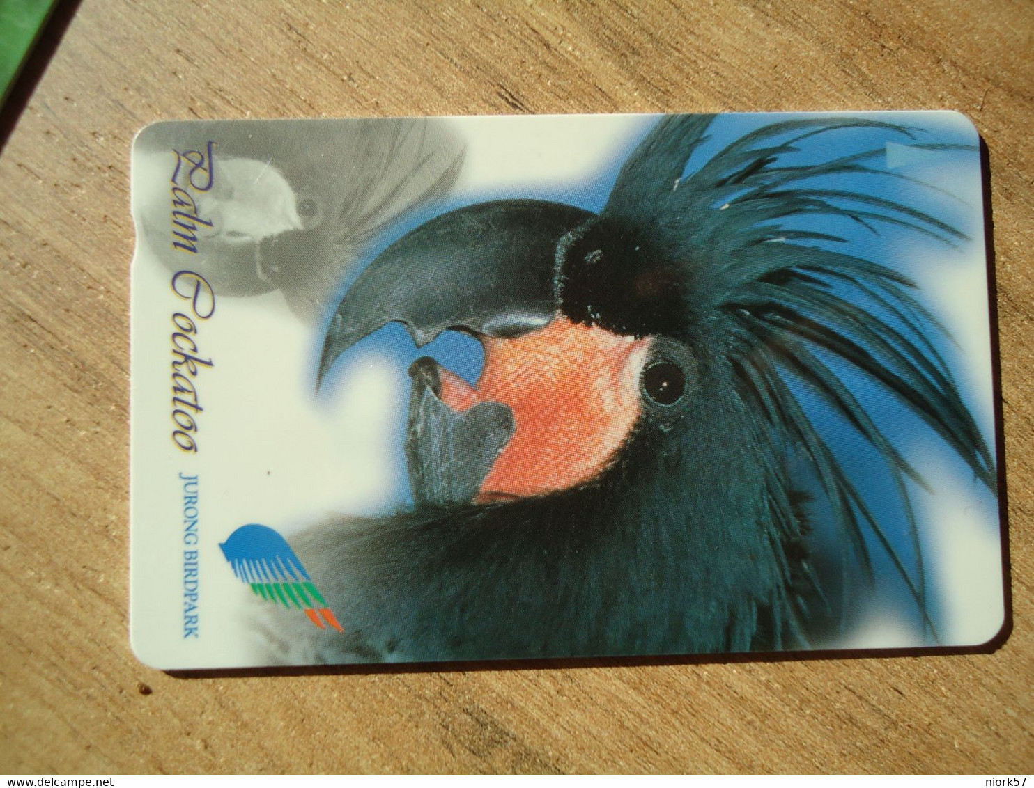 SINGAPORE USED CARDS  BIRD BIRDS PARROTS - Perroquets