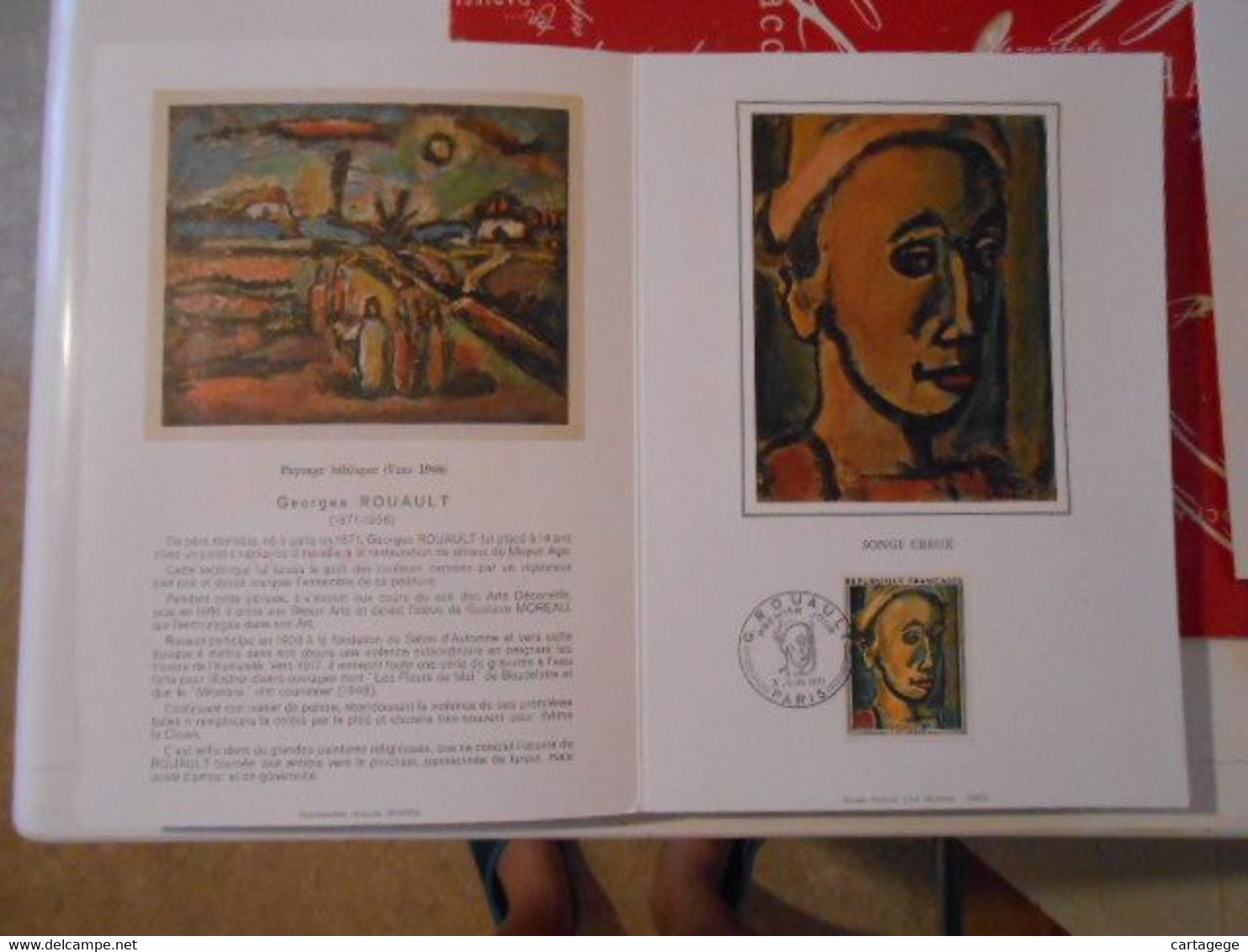 FRANCE ENCART CERES YT 1673 GEORGES ROUAULT - Luxury Proofs