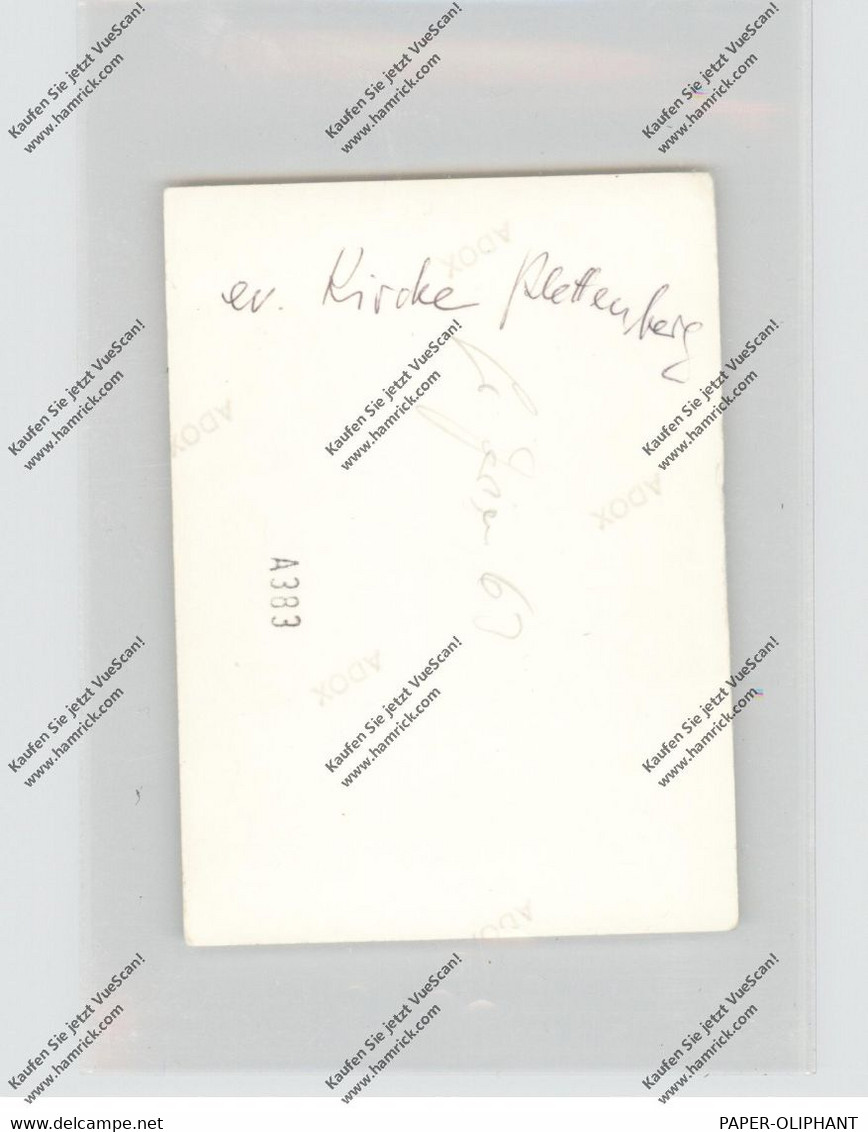 5970 PLETTENBERG, 3 Photos 10,5 X 7,6 Cm, Ev. Kirche Und Pfarrhaus, 1963 - Plettenberg