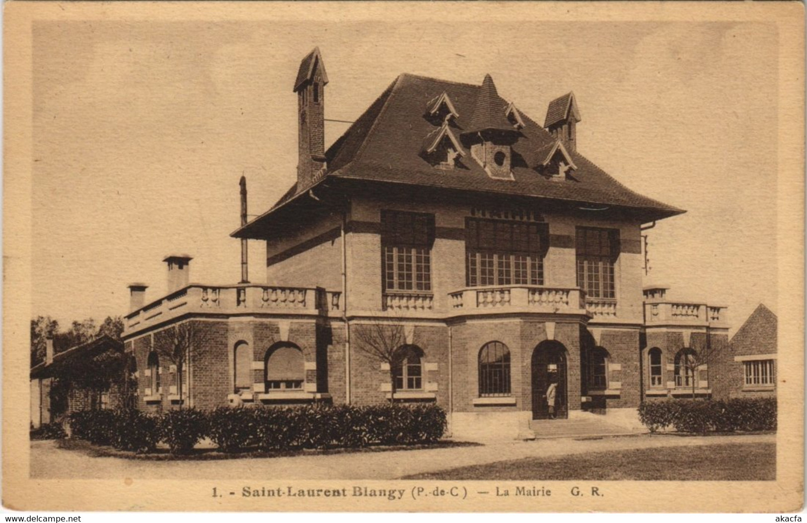 CPA St-LAURENT BLANGY - La Mairie (138717) - Saint Laurent Blangy