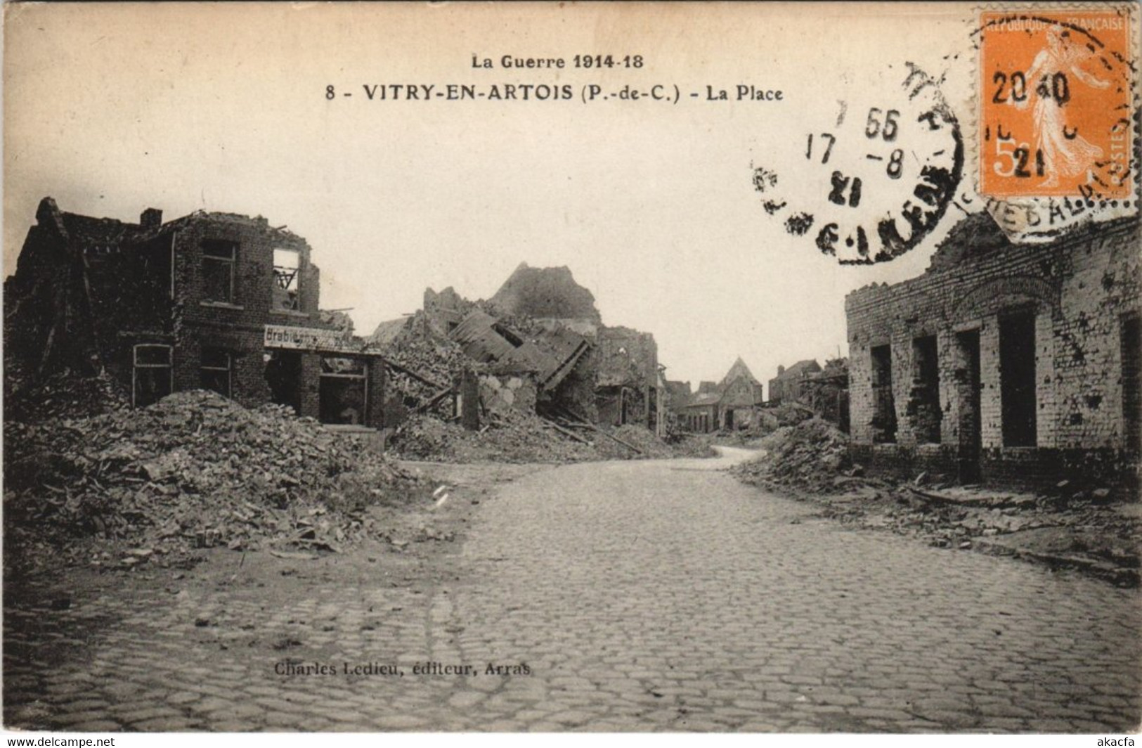 CPA VITRY-en-ARTOIS -La Place (139455) - Vitry En Artois