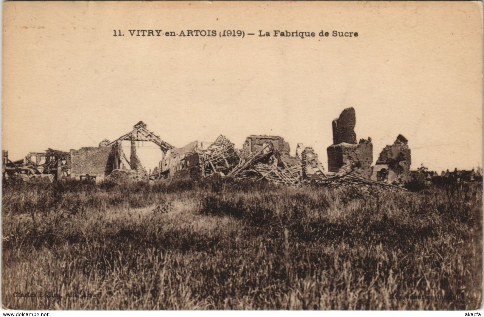 CPA VITRY-en-ARTOIS -La Fabrique De Sucre (139459) - Vitry En Artois