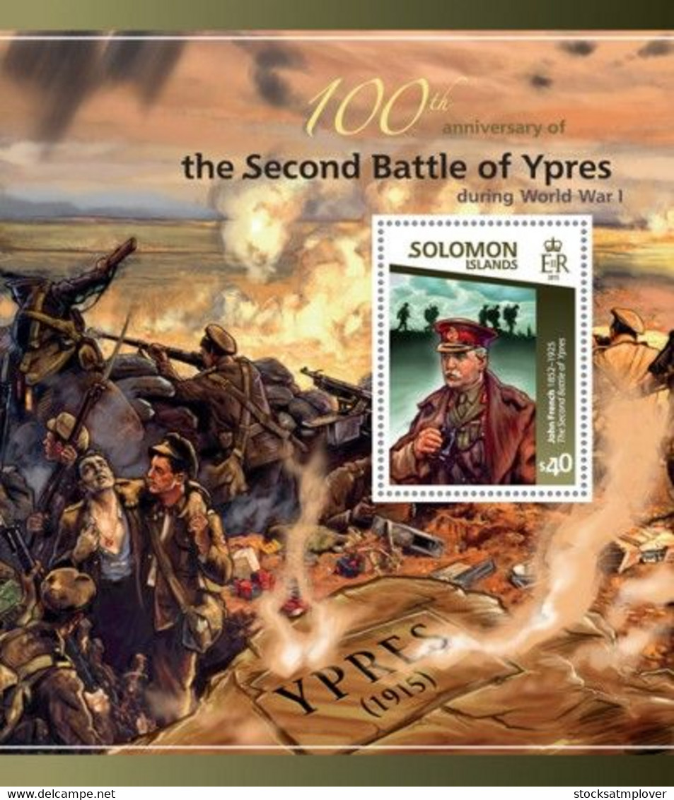 Solomon Islands 2015 Second Battle Of Ypres，World War I - Maldives (1965-...)