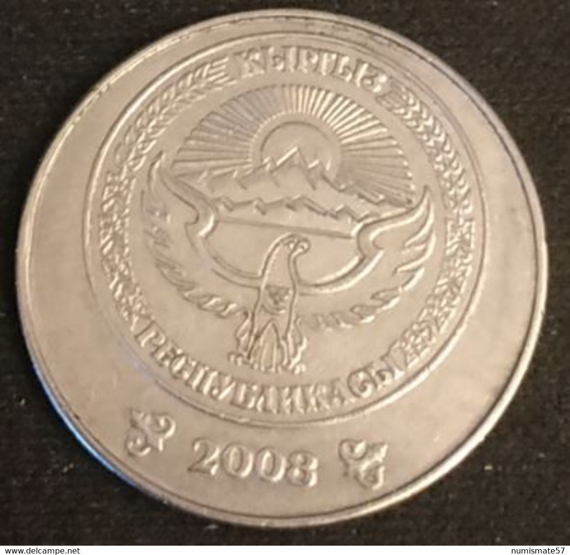 KIRGHIZISTAN - 3 SOM 2008 - KM 15 - Kirguistán