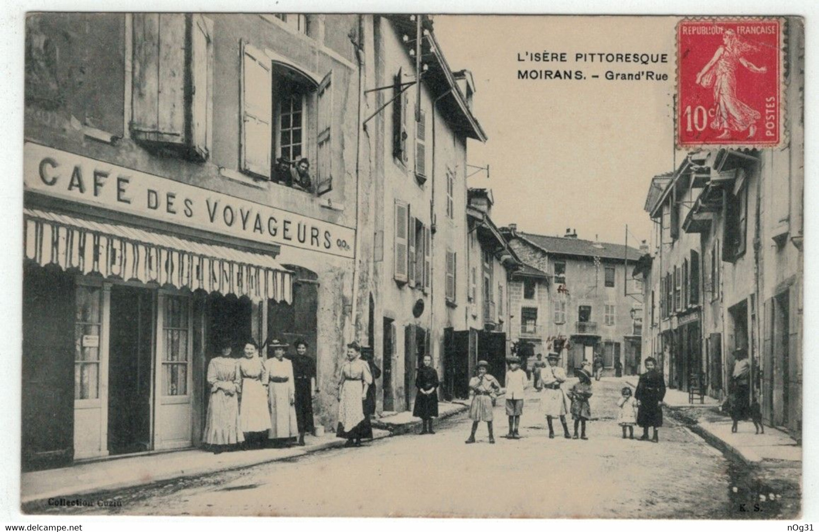 38 - L'Isère Pittoresque - MOIRANS - Grand'Rue. - Moirans