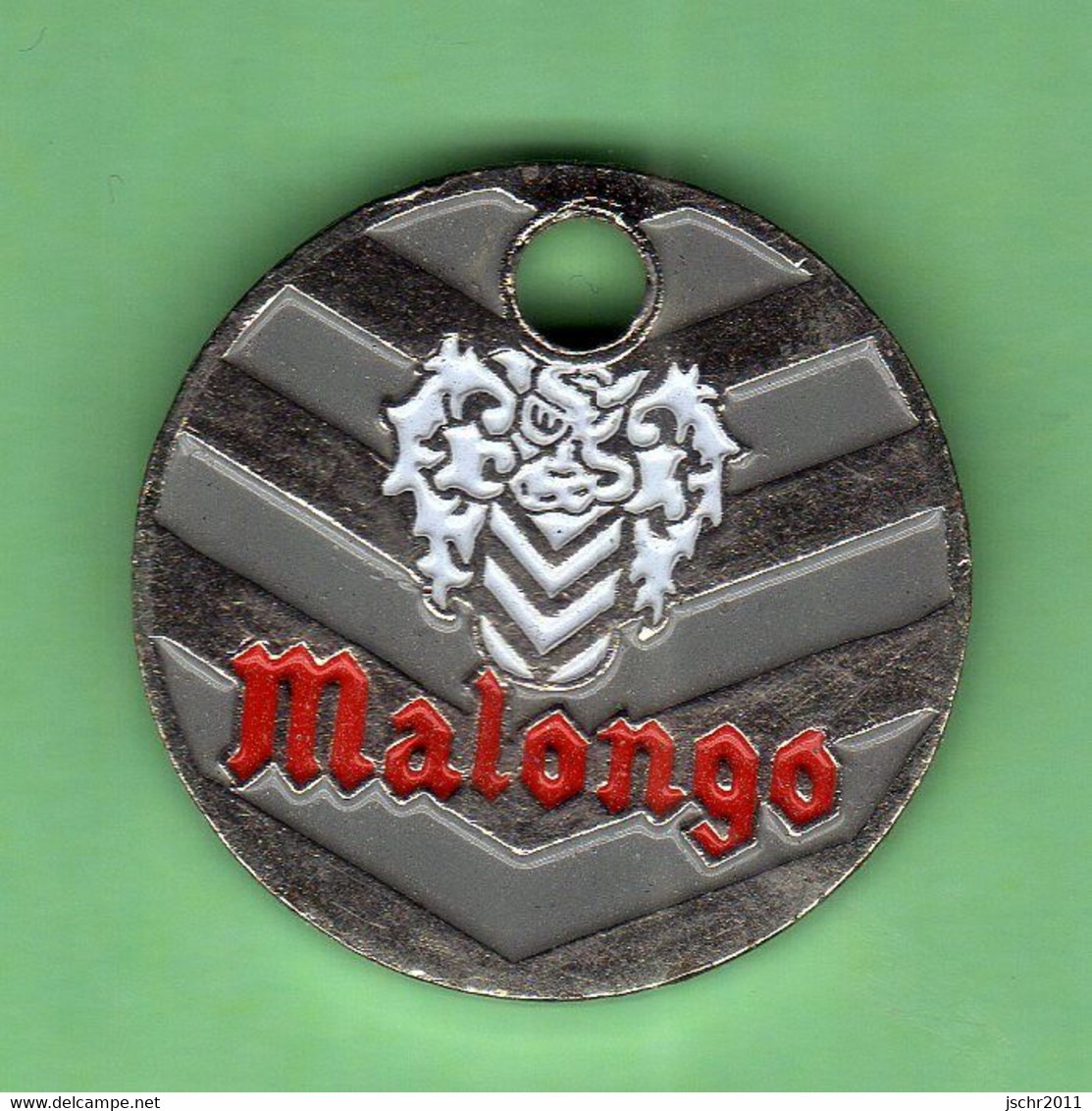 1 Jeton De Caddie *** CAFES MALONGO *** (0140) - Trolley Token/Shopping Trolley Chip