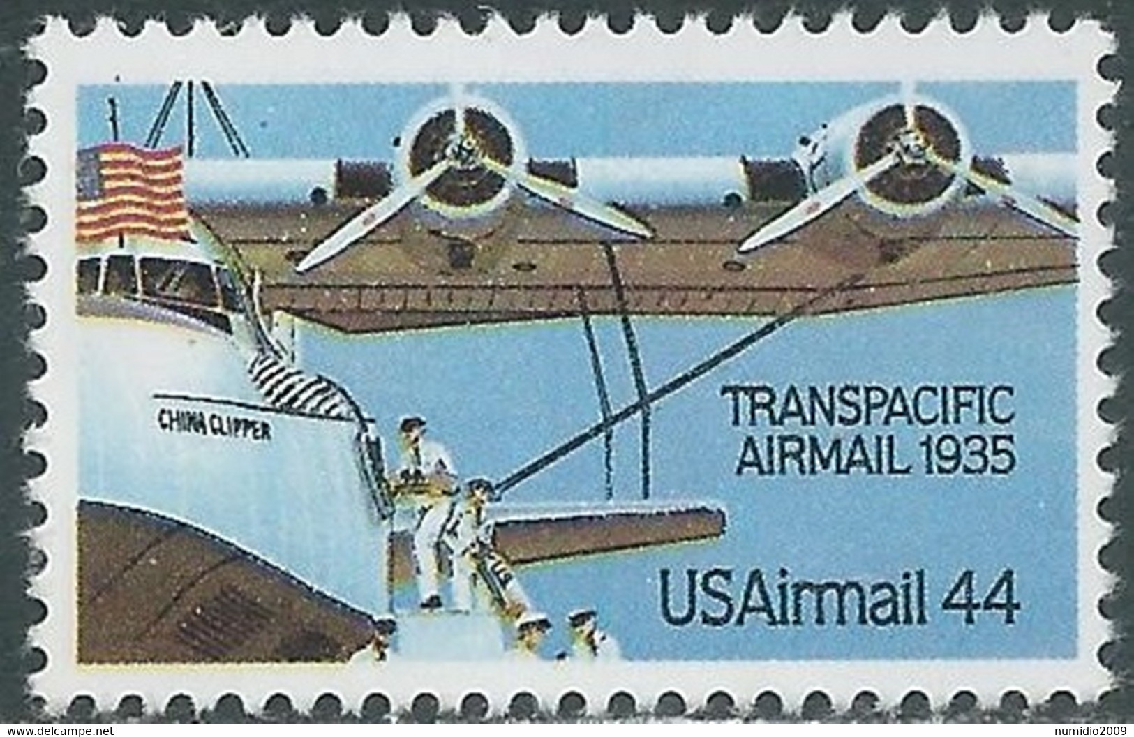 1985 STATI UNITI POSTA AEREA SERVIZIO TRANSPACIFICO MNH ** - RD53 - 3b. 1961-... Ungebraucht