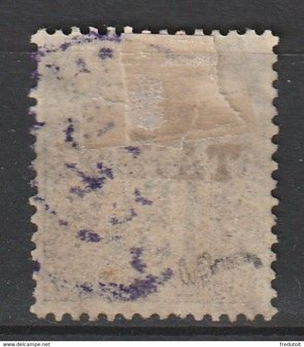 TAHITI - N°24 Obl (1893) 15c Bleu (signé Brun) - Gebraucht