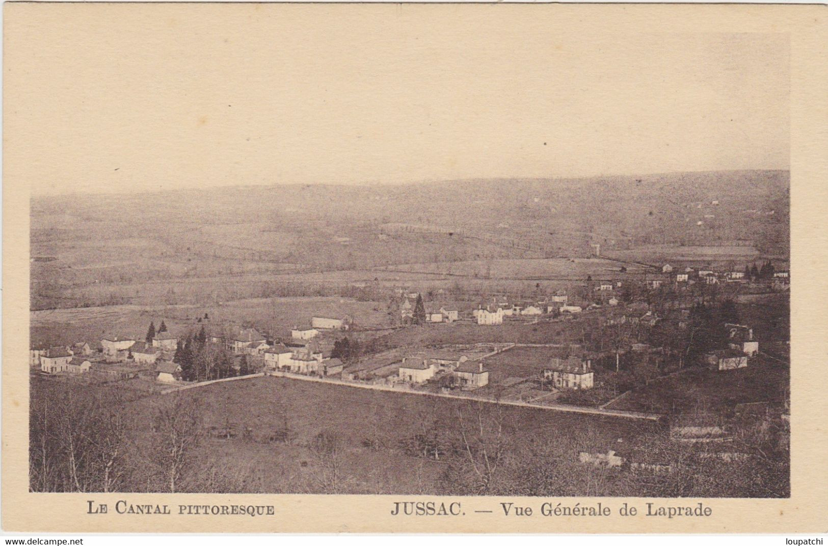 JUSSAC VUE GENERALE DE LAPRADE - Jussac