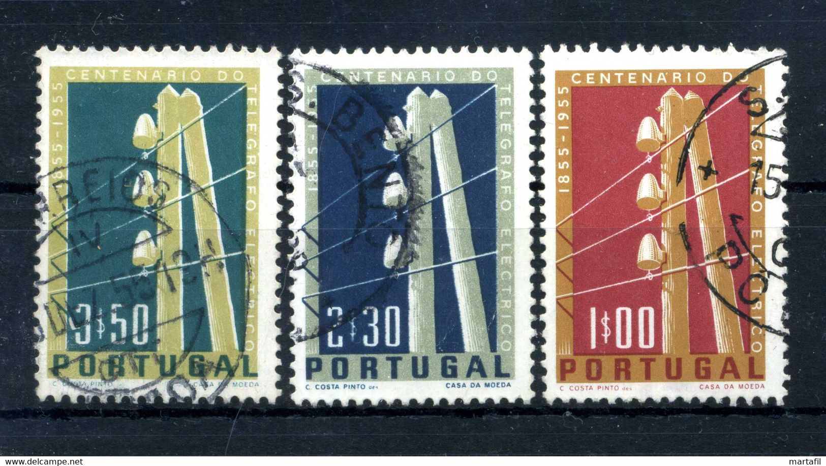 1955 PORTOGALLO SET USATO - Used Stamps