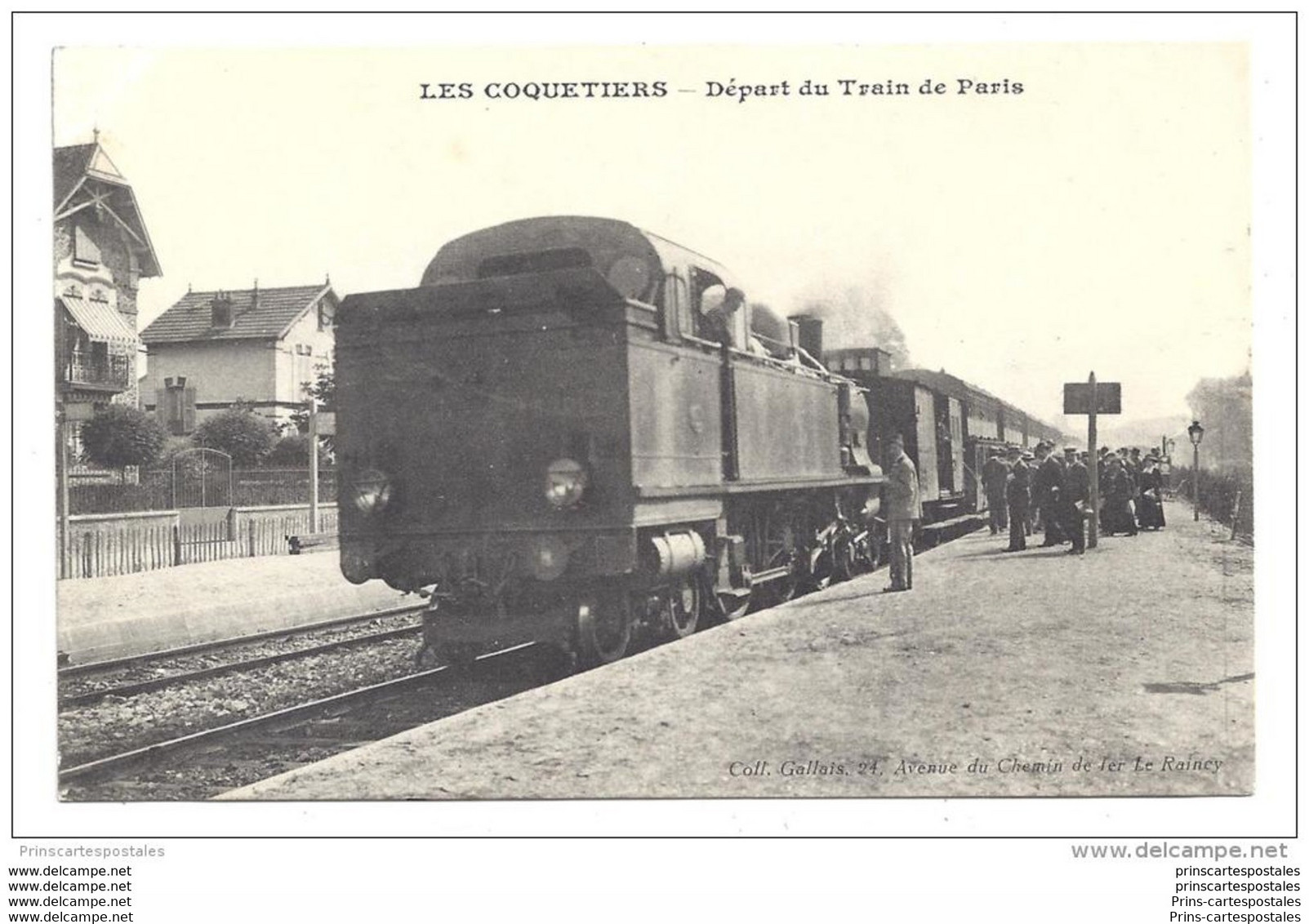 CPA 93 Bondy Les Coquetiers La Gare Et Le Train - Bondy