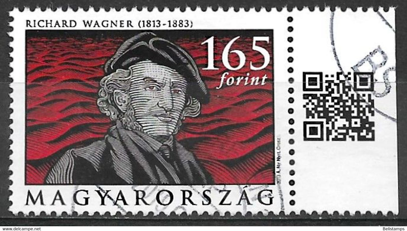 Hungary 2013. Scott #4263 (U) Richard Wagner (1813-83), Composer - Usati