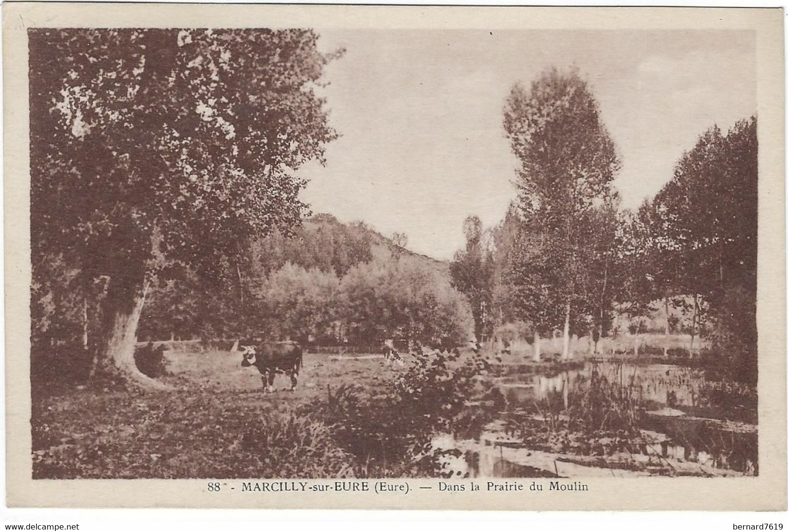 27   Marcilly Sur Seine  Dans La Prairie Du Moulin - Marcilly-sur-Eure